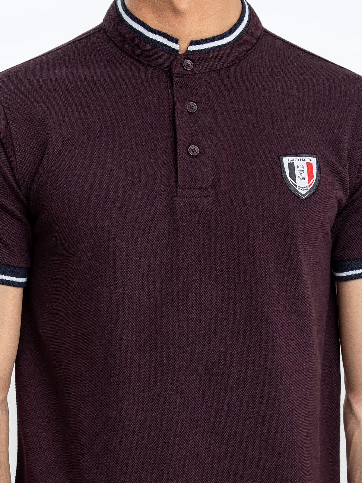 Men's Brown Polo Shirt - EMTPS24-019 - Image 3