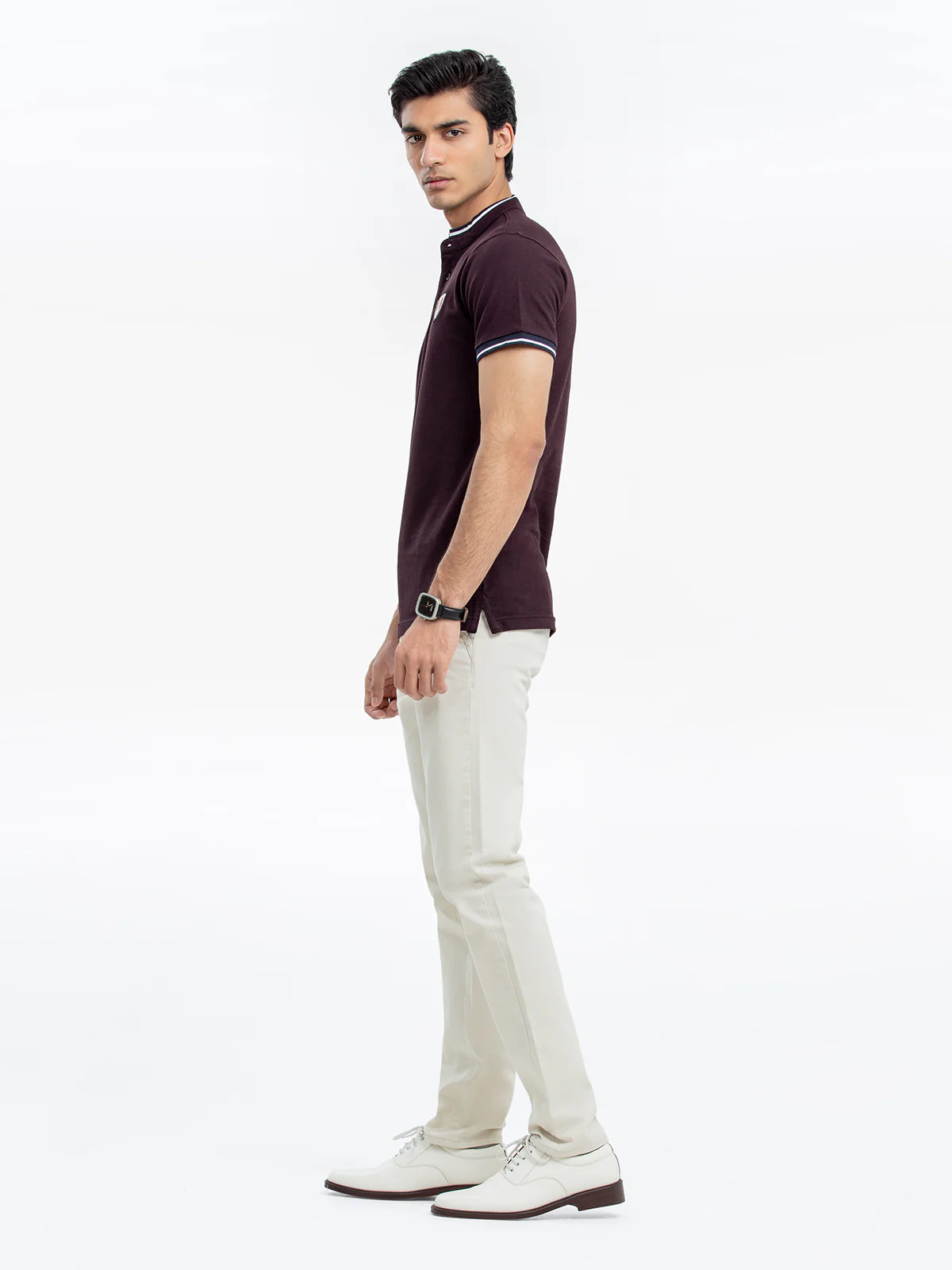 Men's Brown Polo Shirt - EMTPS24-019 - Image 4