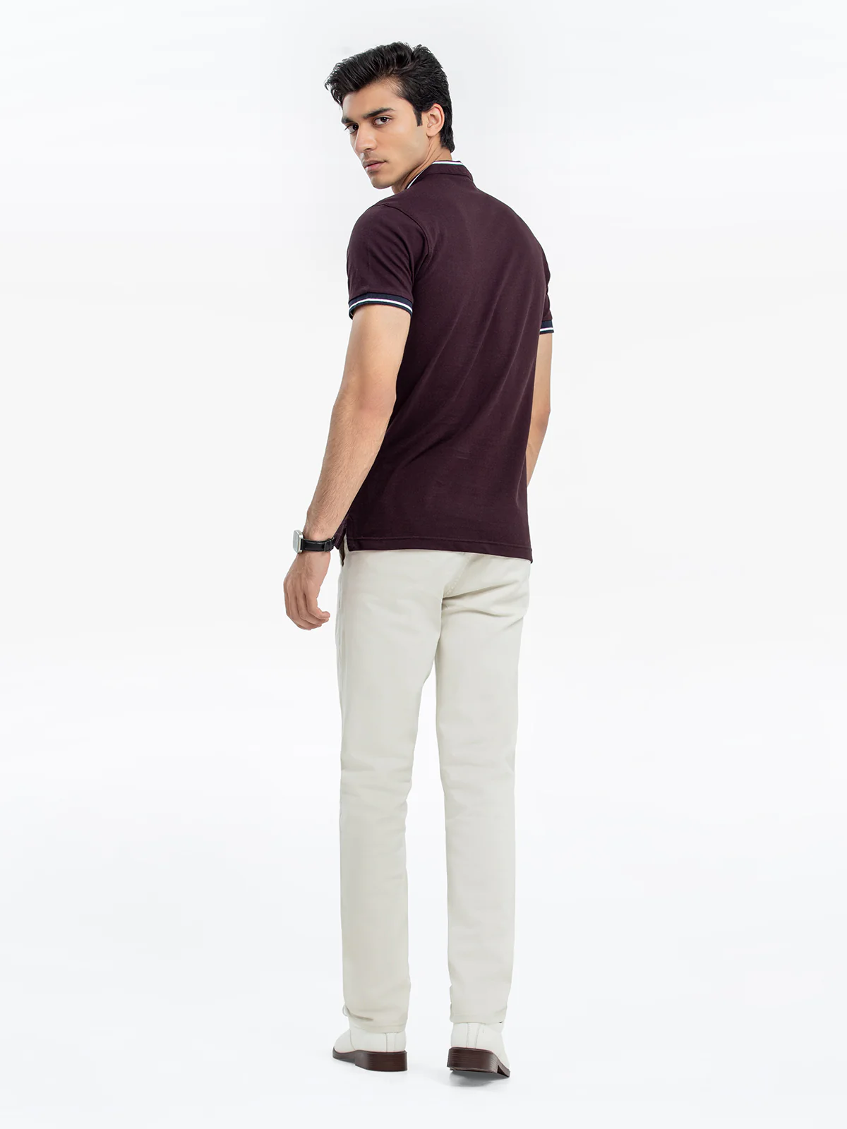 Men's Brown Polo Shirt - EMTPS24-019 - Image 5