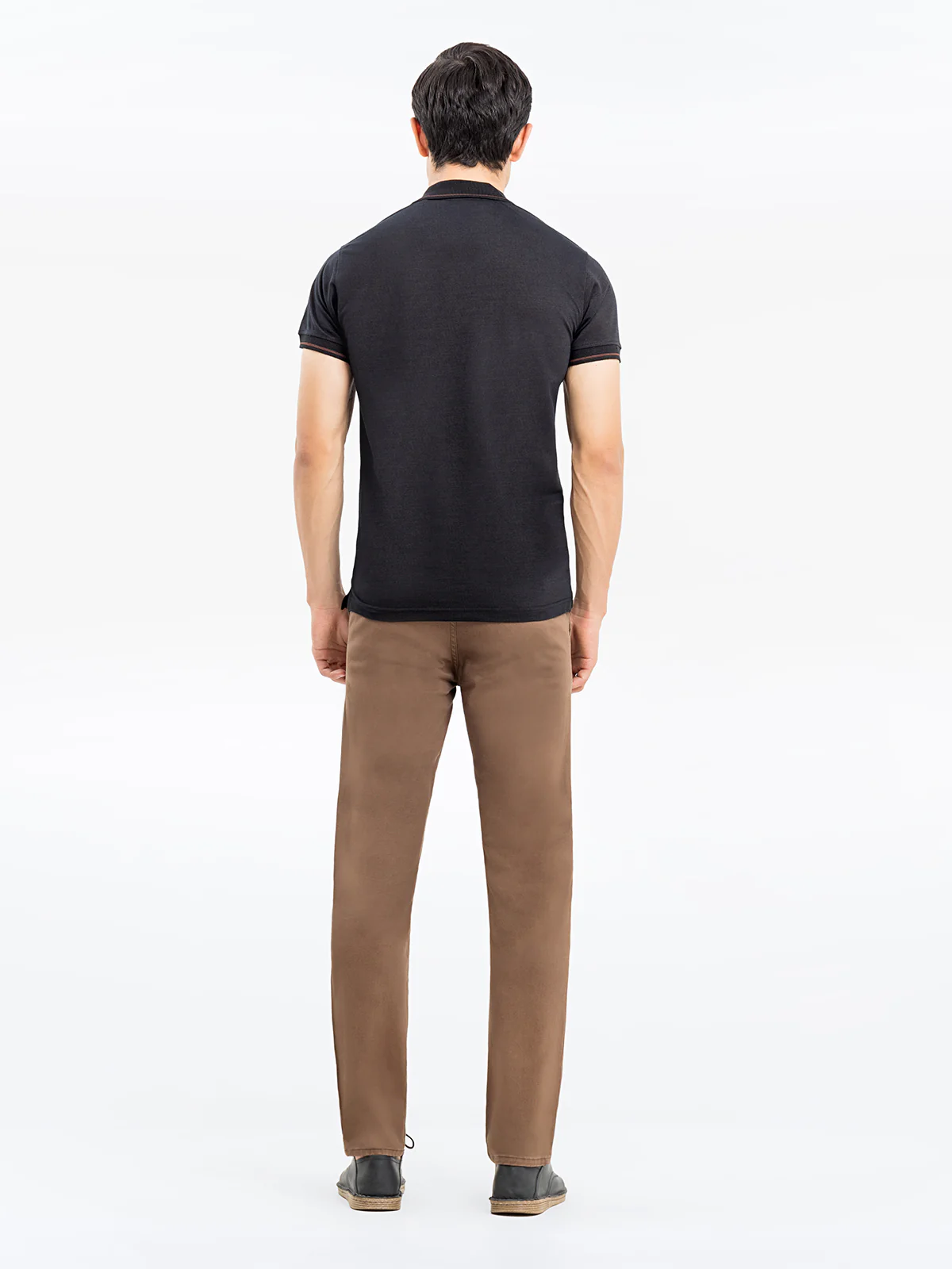 Men's Black Polo Shirt - EMTPS24-020 - Image 5