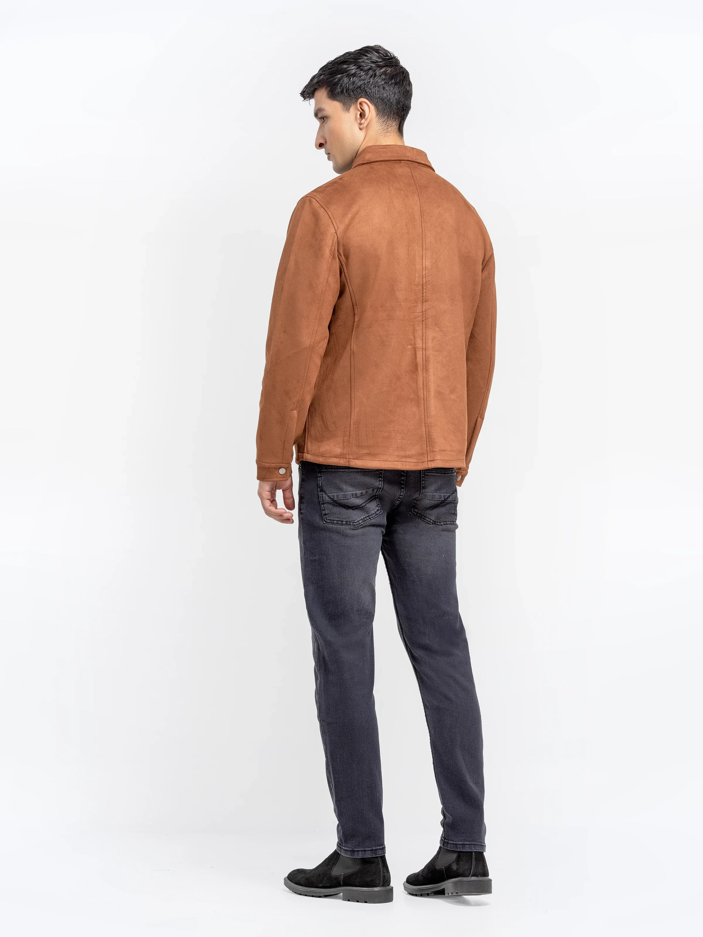 Men's Brown Shacket - EMTJS24-006 - Image 6