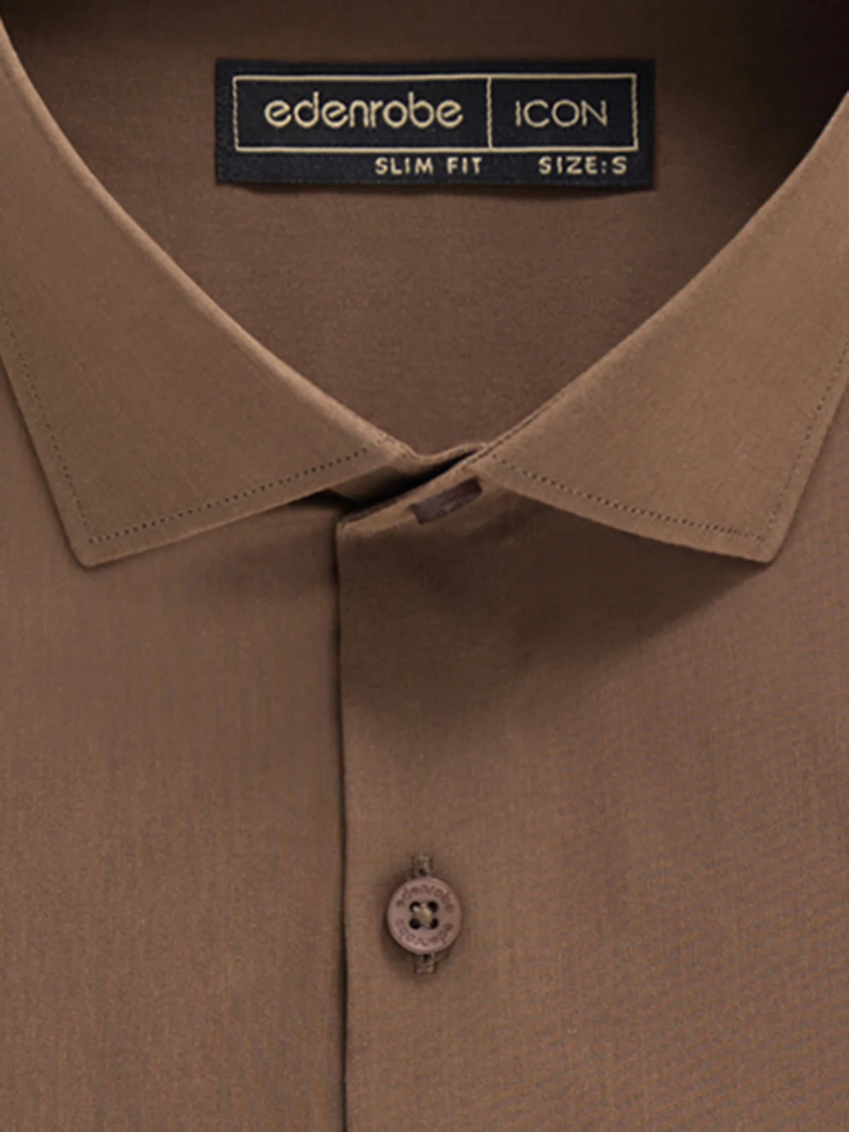 Men's Brown Shirt - EMTSI24-50686 - Image 3