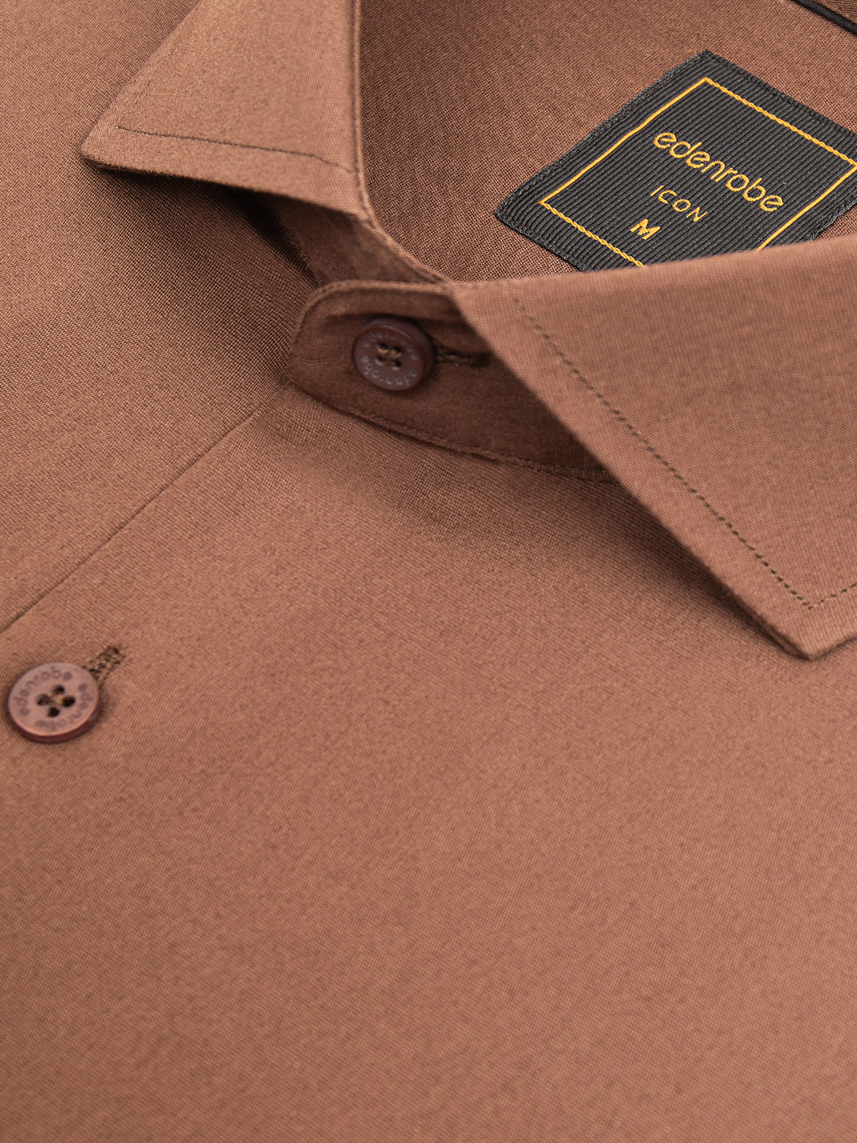 Men's Brown Shirt - EMTSI24-50710 - Image 5