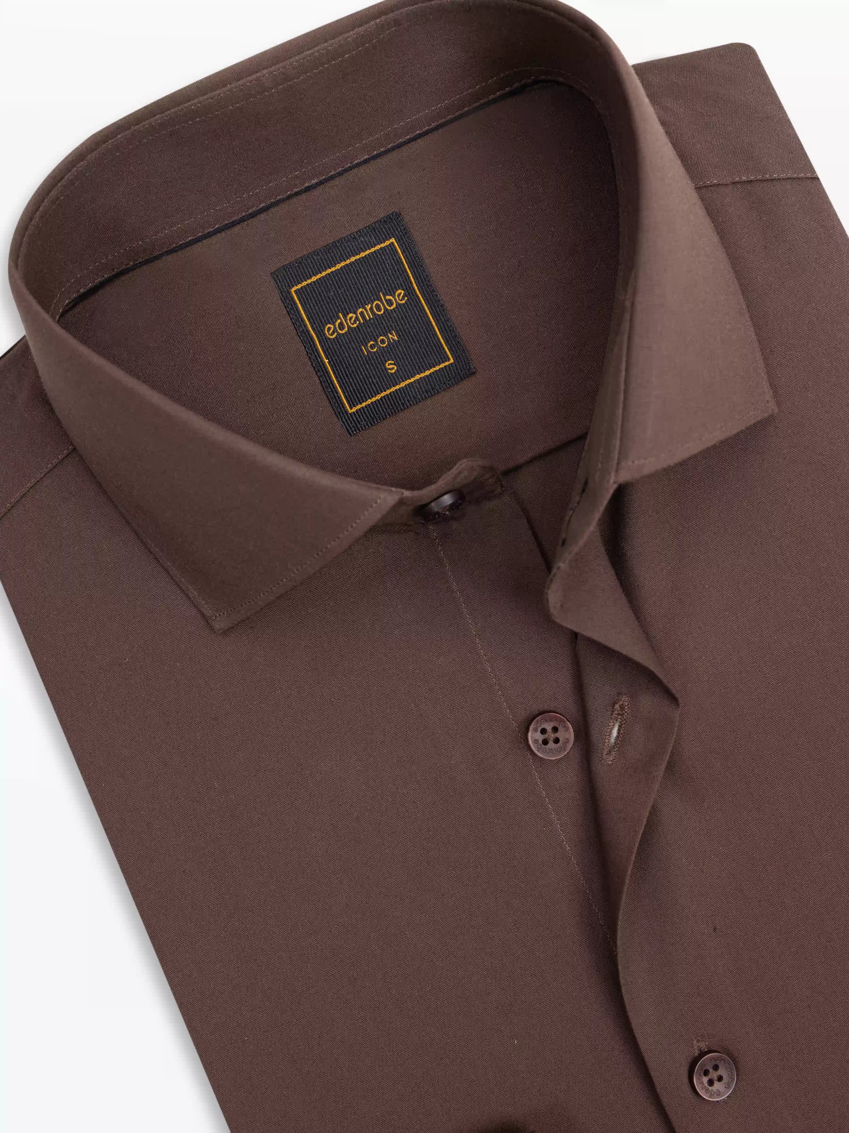Men's Brown Shirt - EMTSI24-50740 - Image 2
