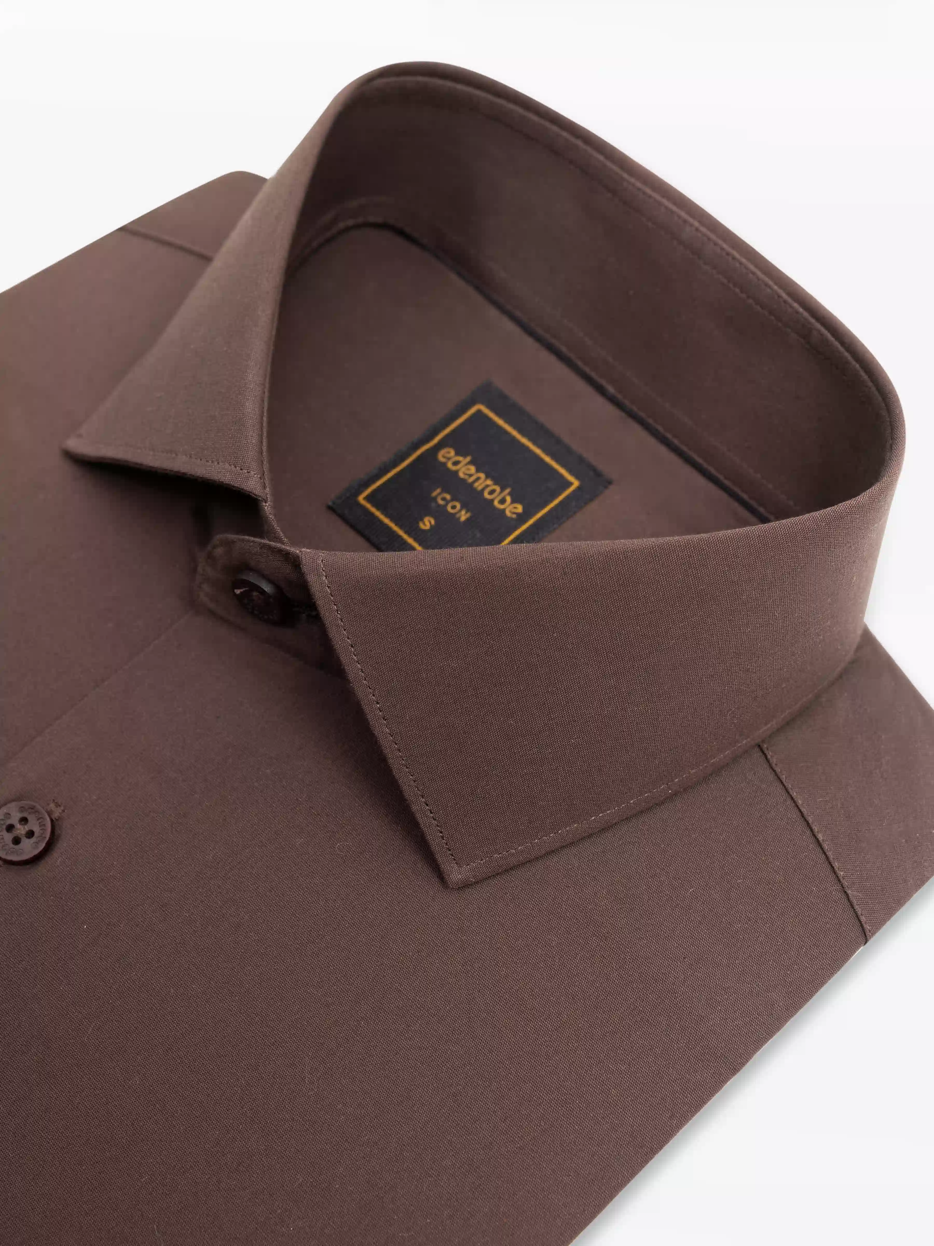 Men's Brown Shirt - EMTSI24-50740 - Image 3