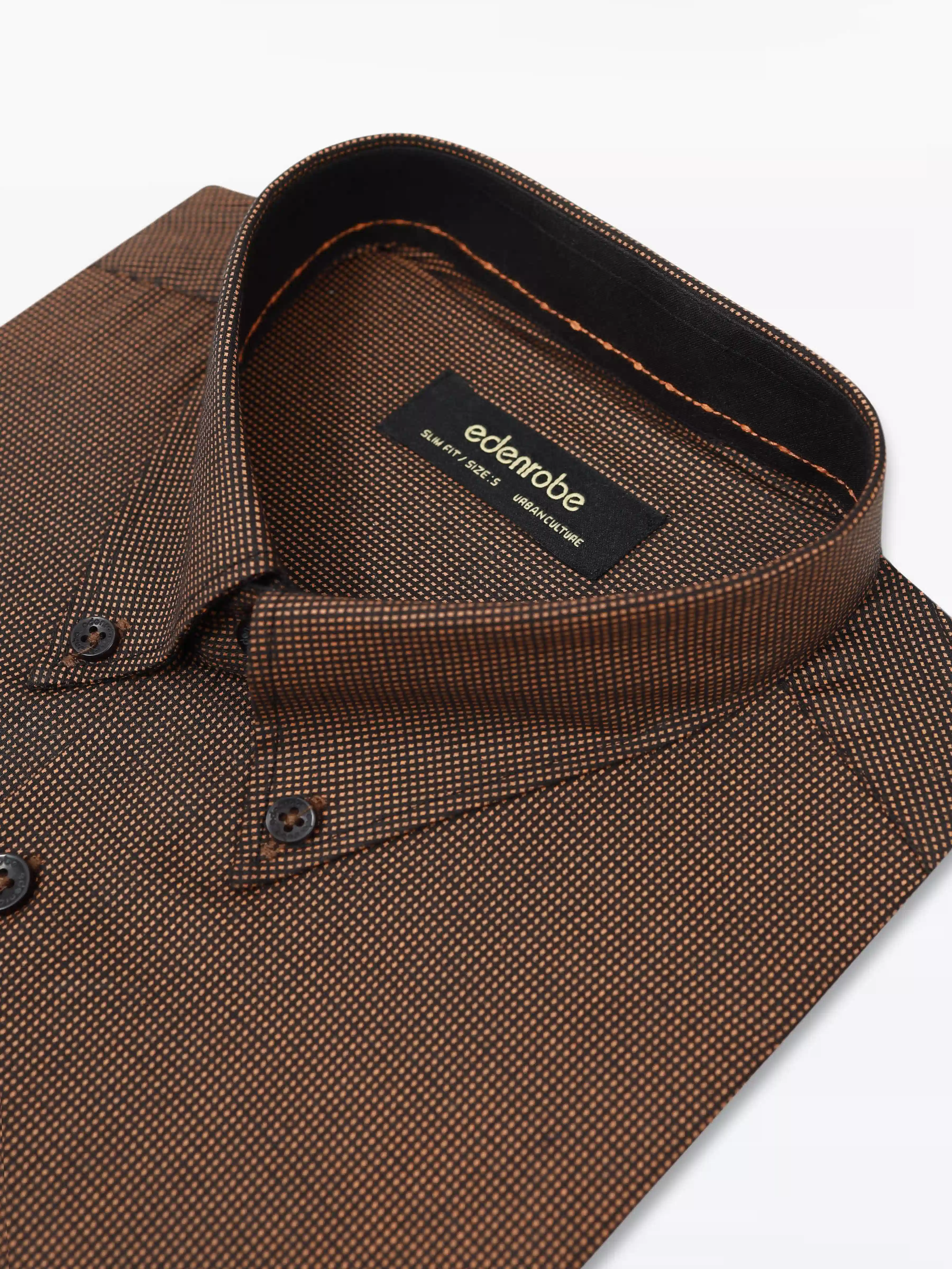 Men's Brown Shirt - EMTSUC23-186 - Image 3