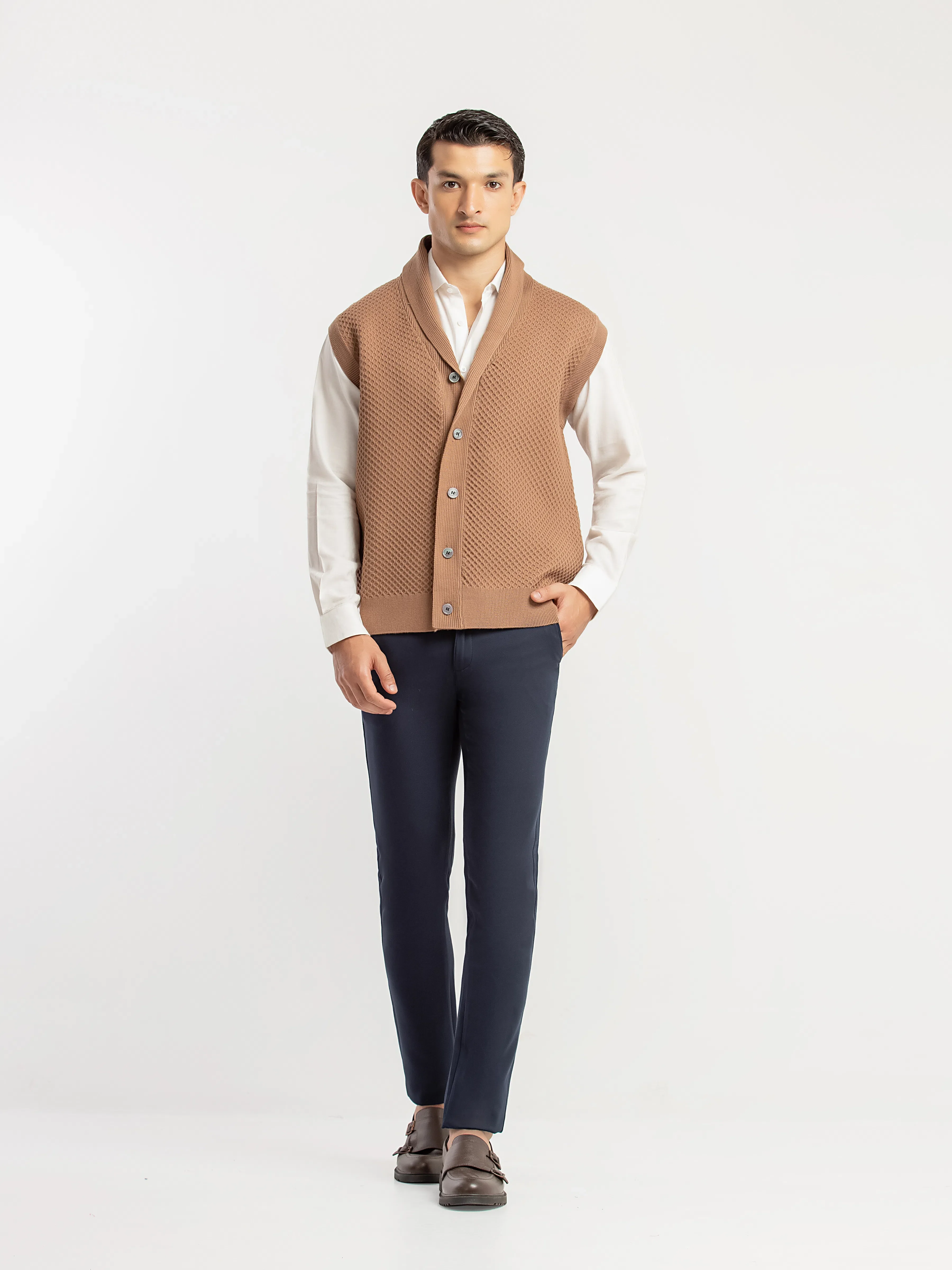 Men's Brown Sweater - EMTSWT5-004 - Image 2