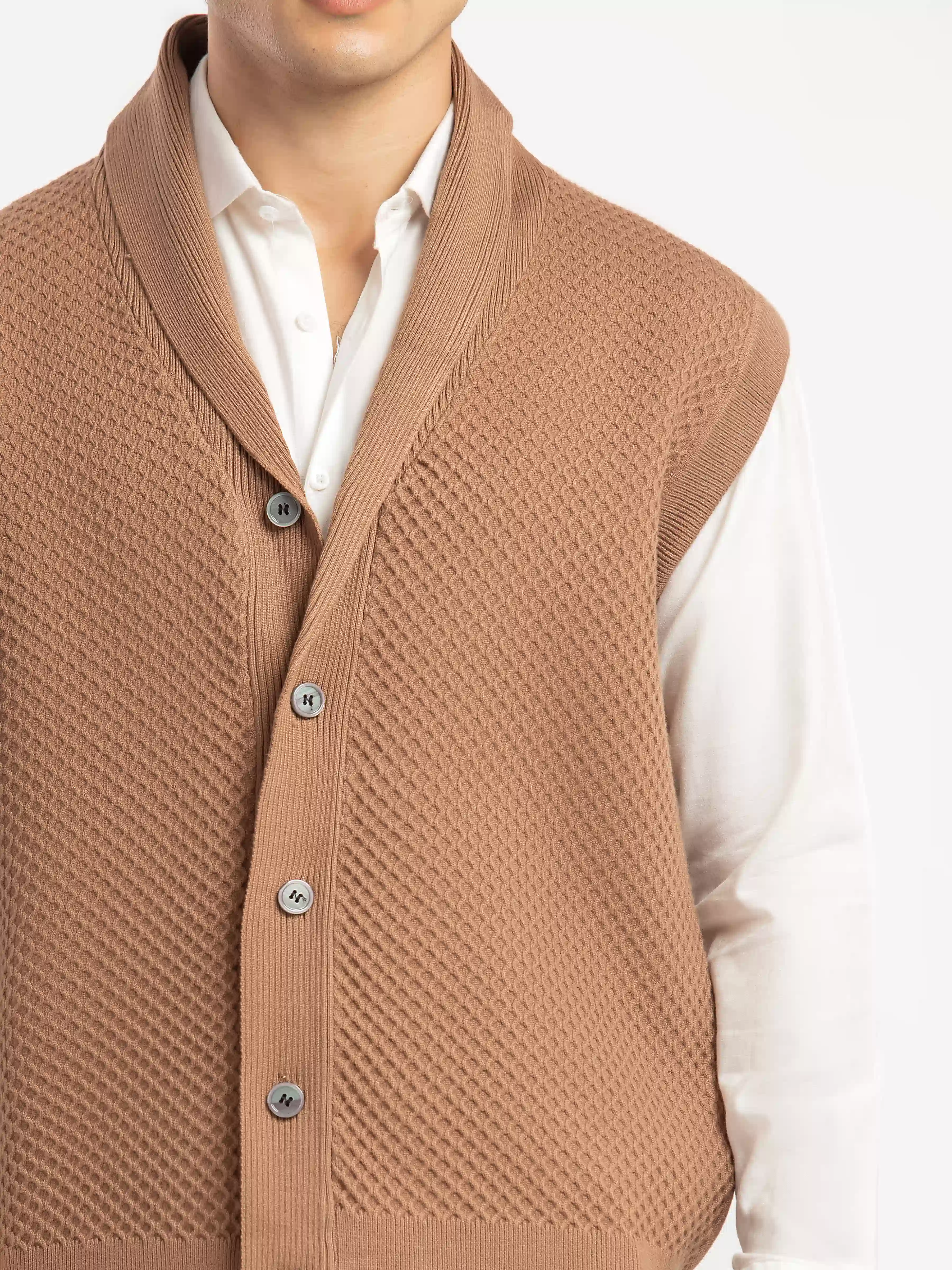 Men's Brown Sweater - EMTSWT5-004 - Image 3