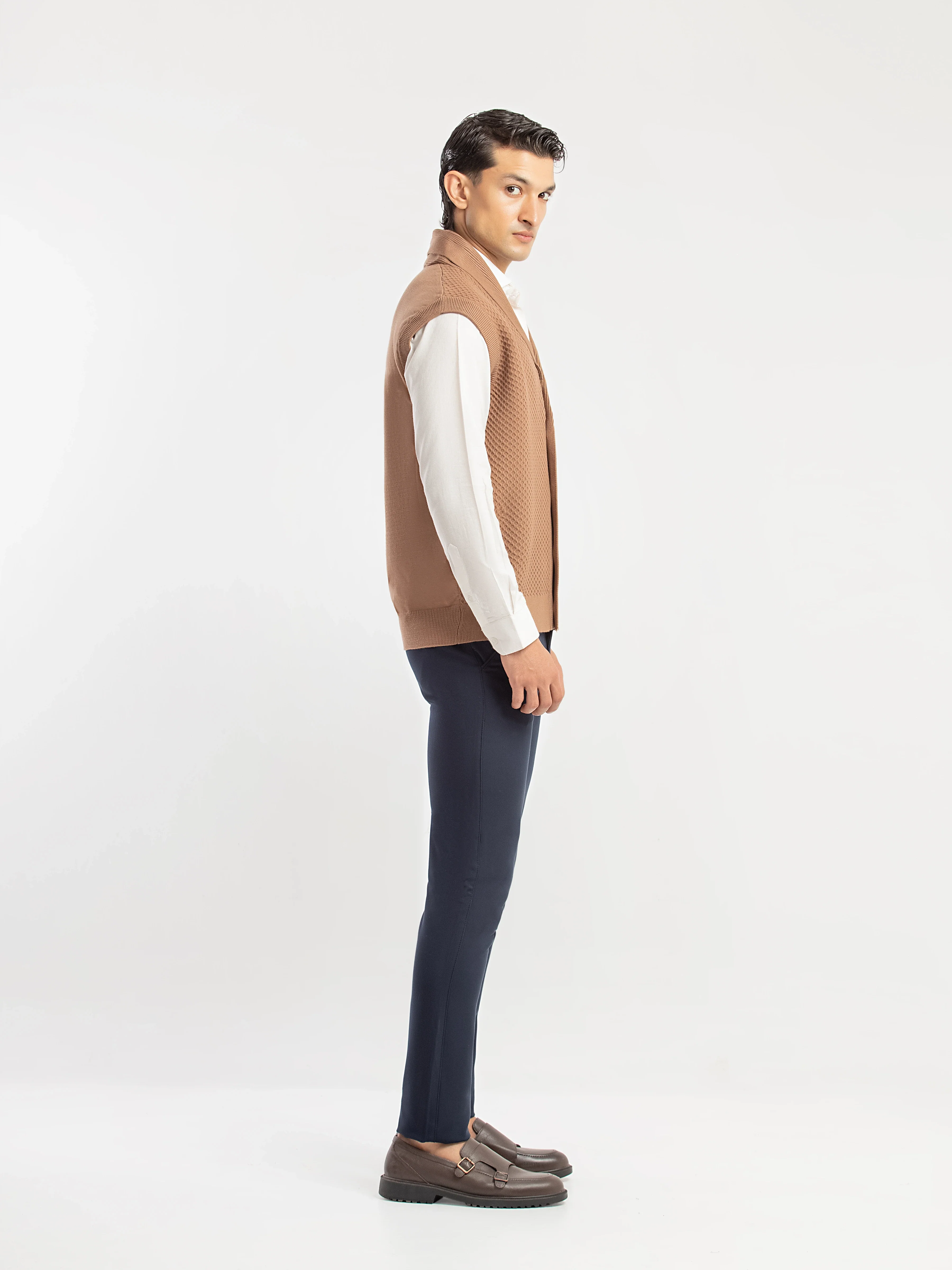Men's Brown Sweater - EMTSWT5-004 - Image 4
