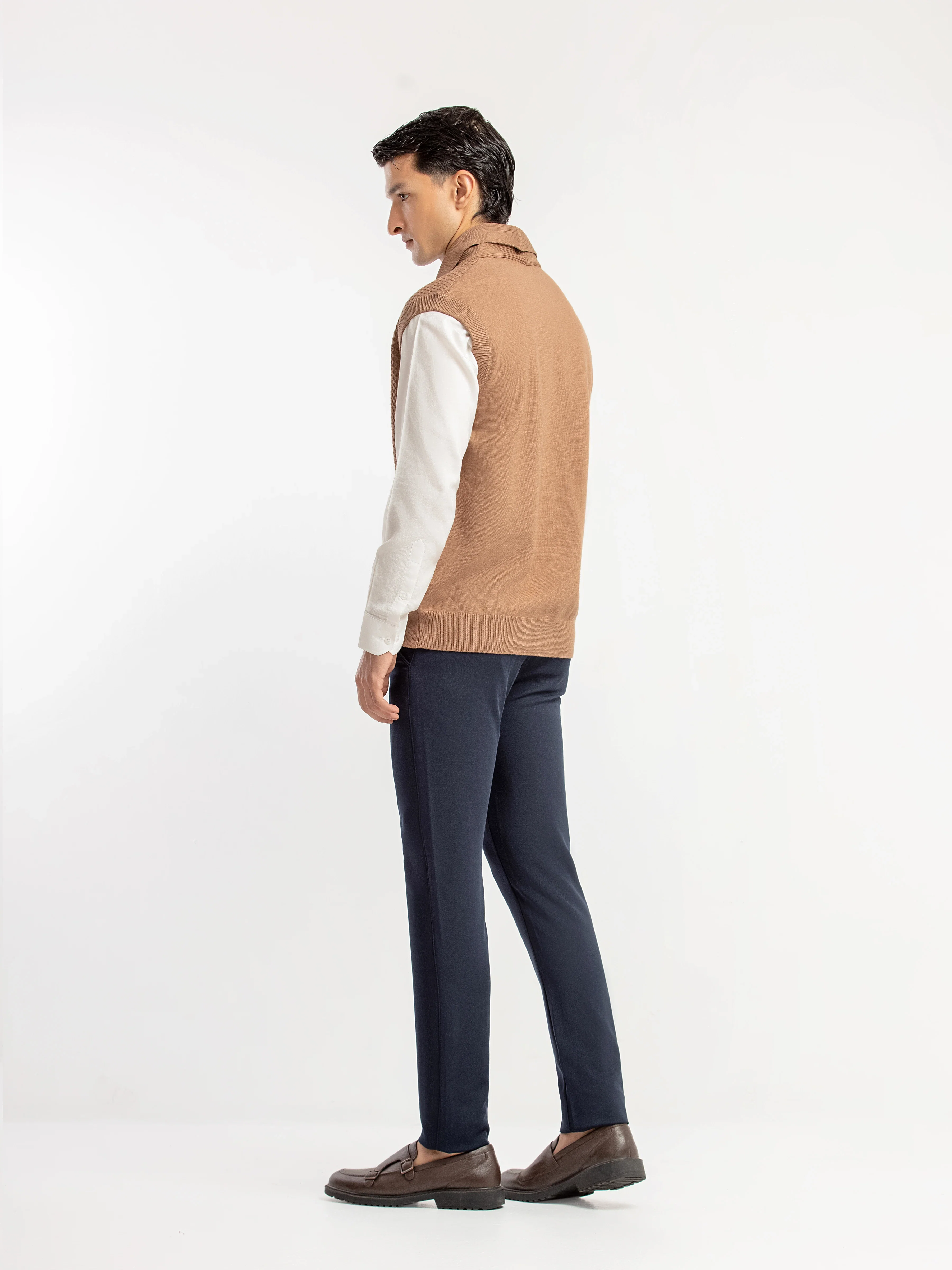 Men's Brown Sweater - EMTSWT5-004 - Image 5