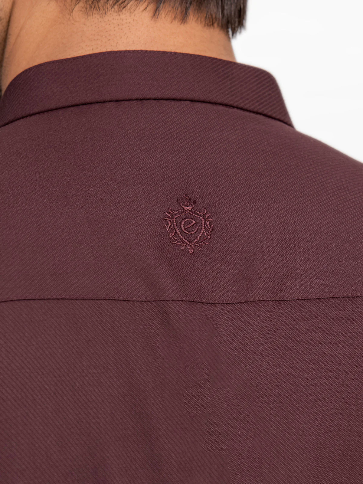 Men's Burgundy Kurta Pajama - EMTKPT24-025 - Image 5