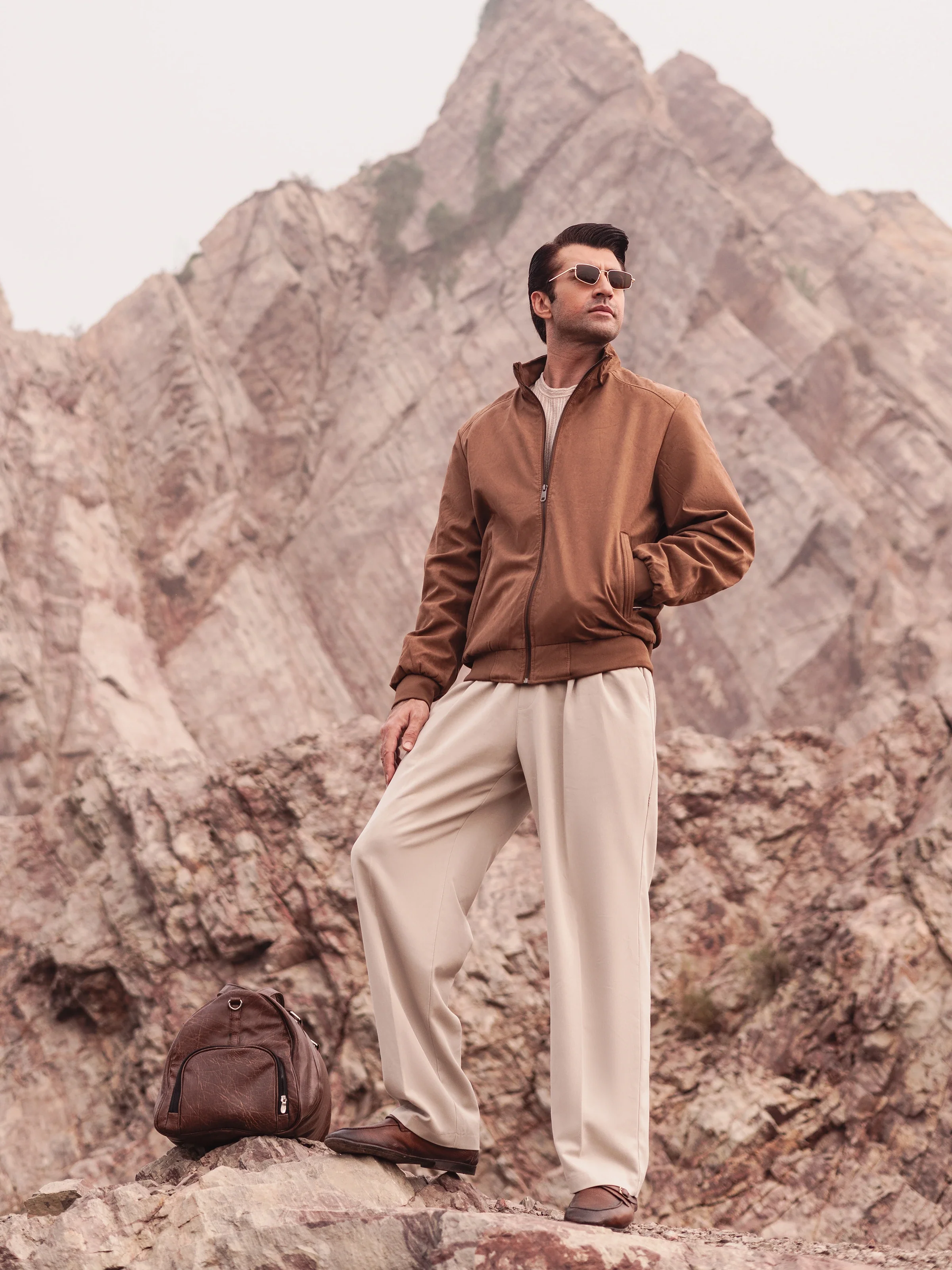Men's Camel Jacket - EMTJP24-014 - Image 3