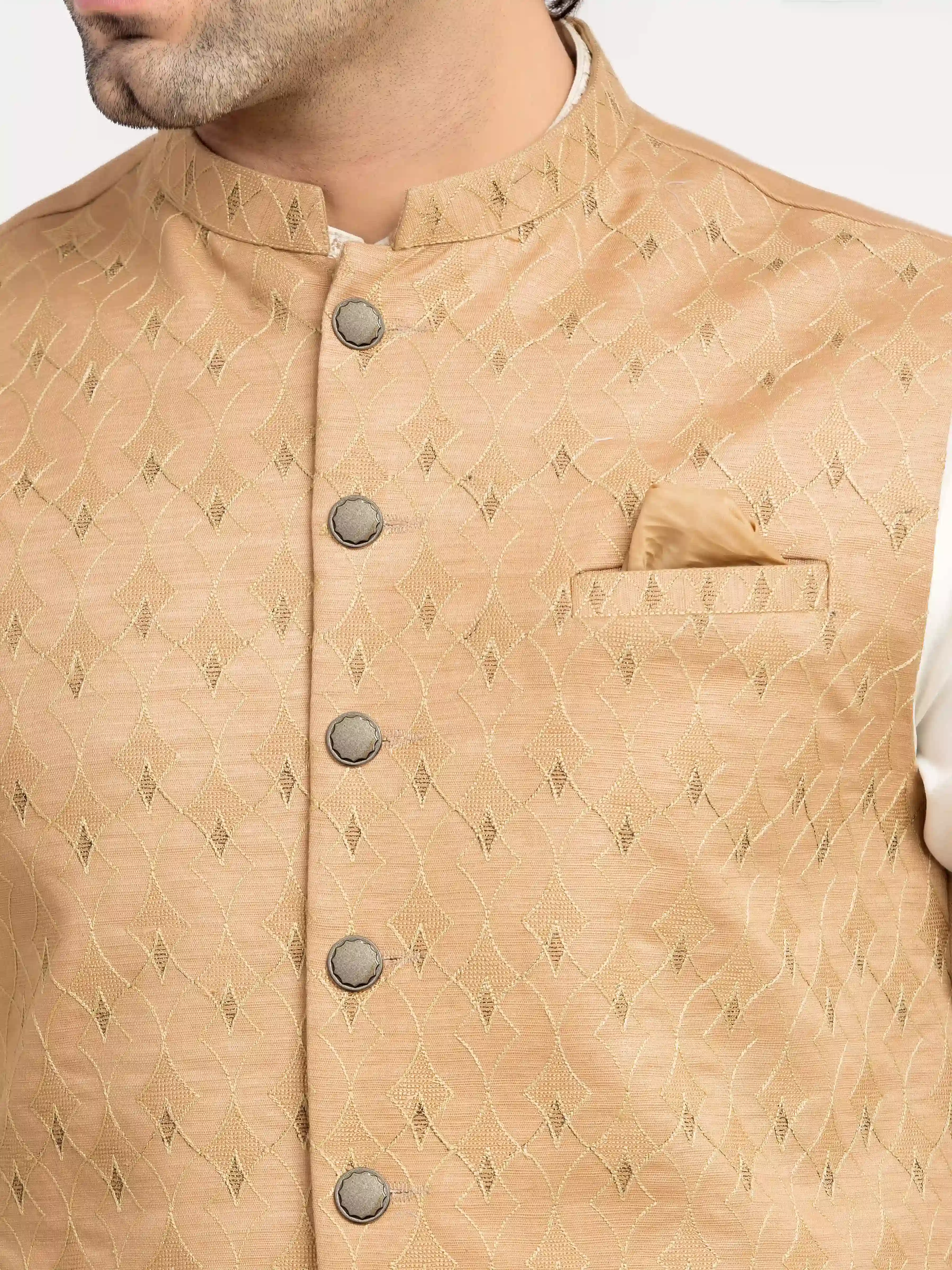 Men's Camel Waist Coat - EMTWCE5-36002 - Image 3