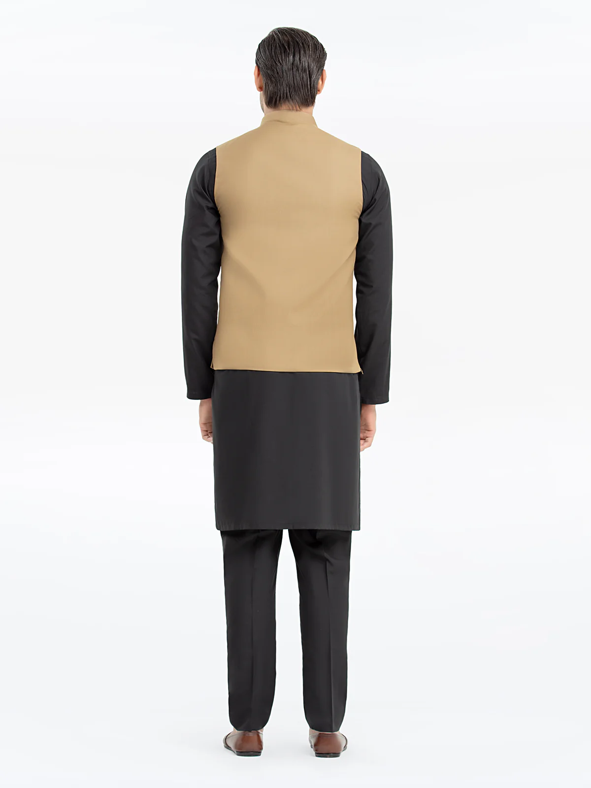 Men's Camel Waist Coat - EMTWCP24-35923 - Image 5