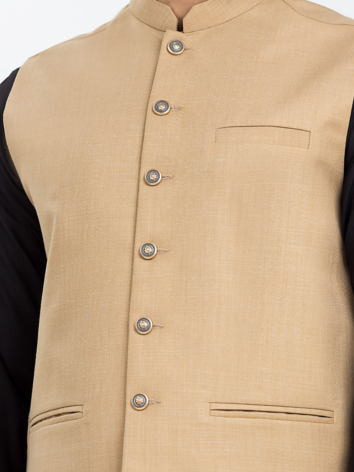 Men's Camel Waist Coat - EMTWCP24-35929 - Image 3
