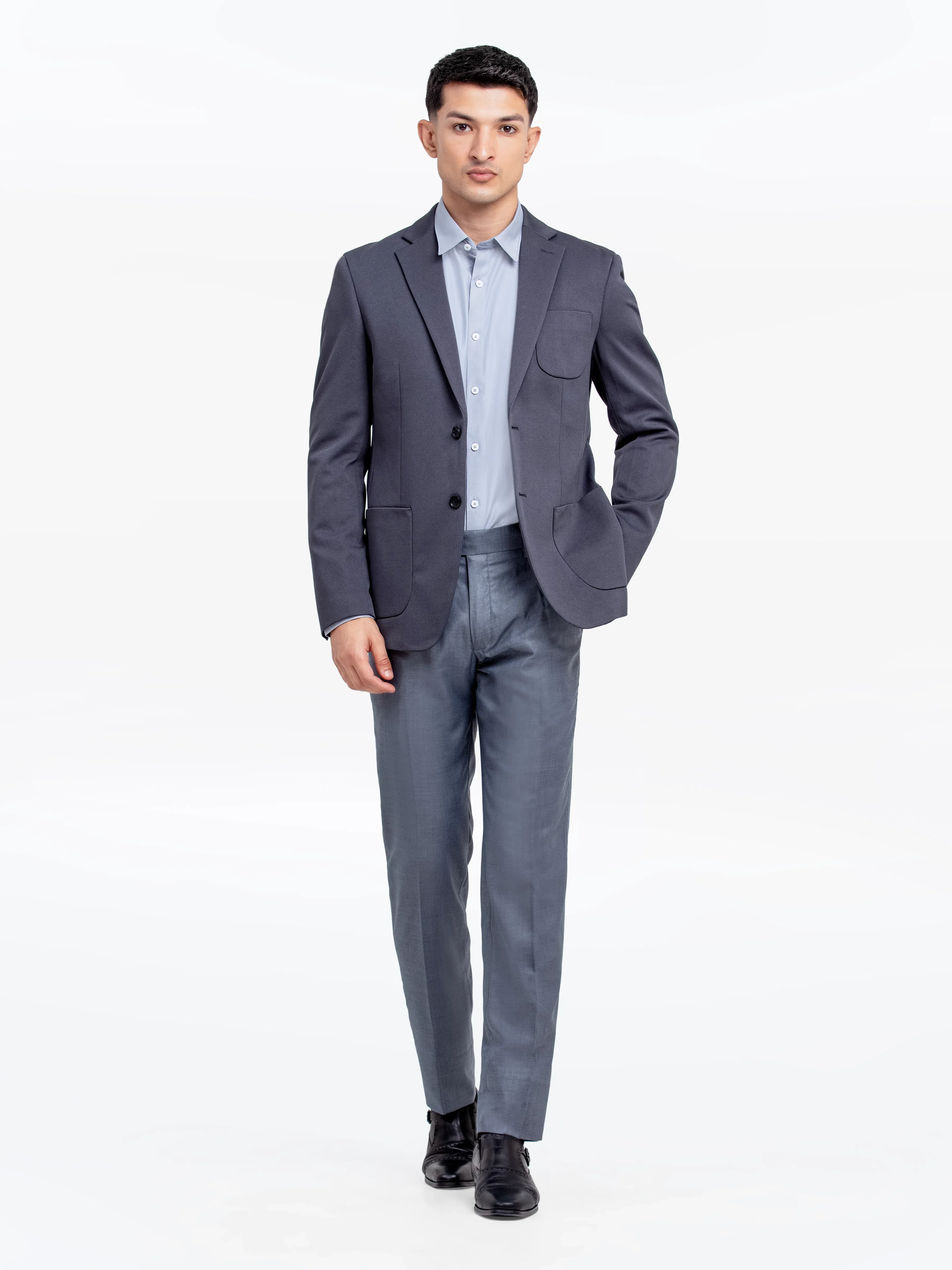 Men's Charcoal Blazer - EMTB24-6865 - Image 2