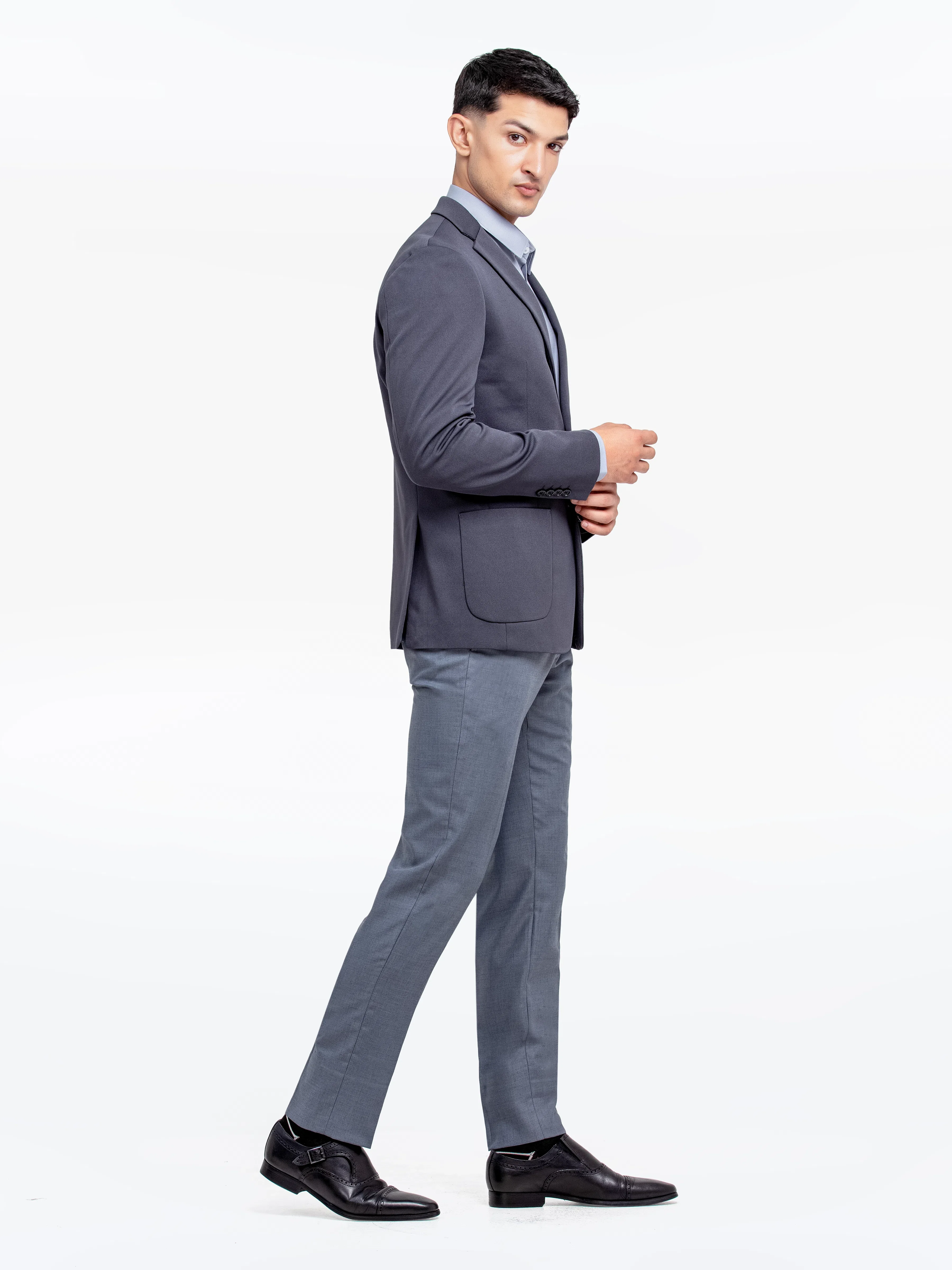Men's Charcoal Blazer - EMTB24-6865 - Image 5