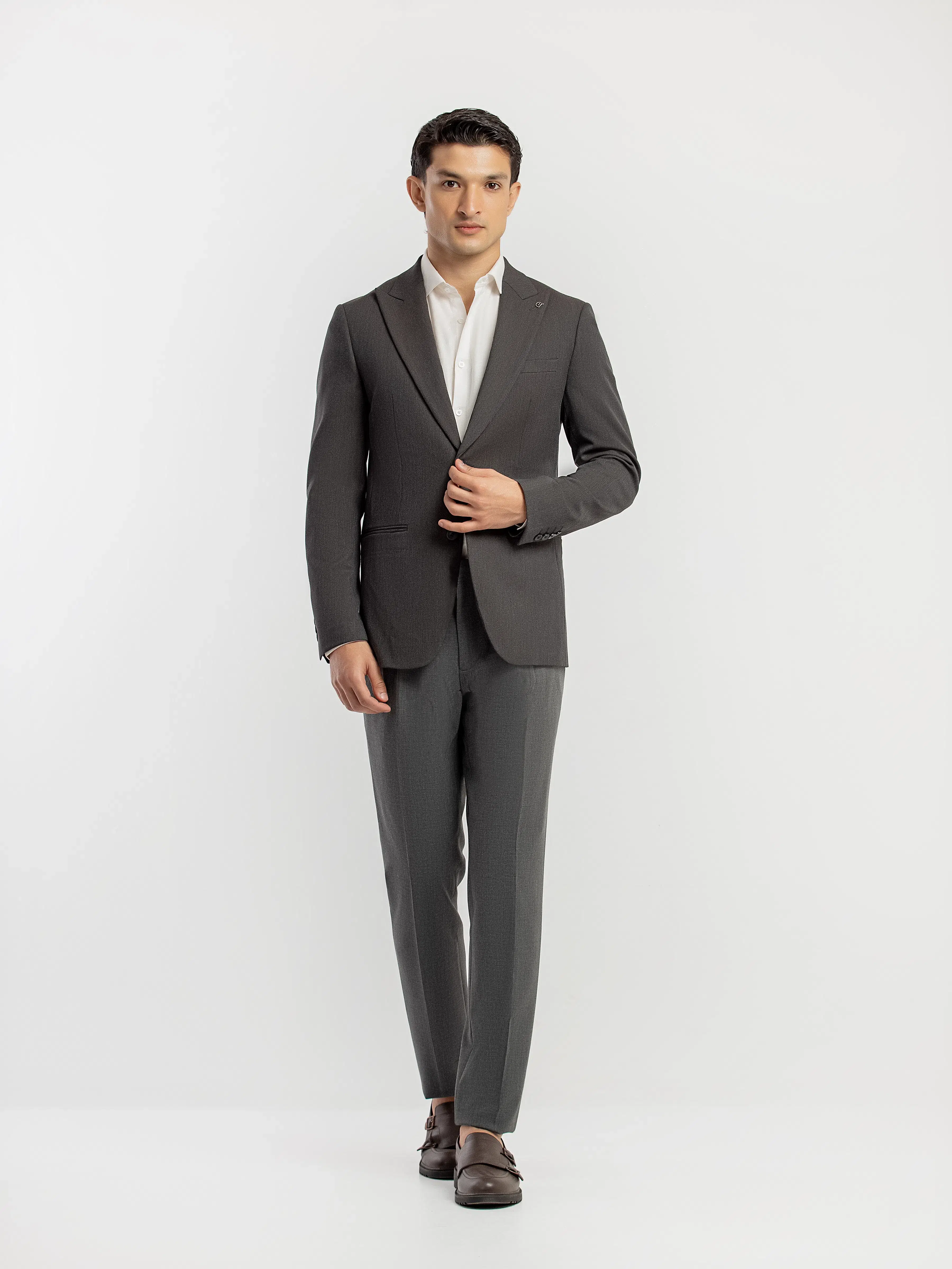 Men's Charcoal Blazer - EMTB5-6896 - Image 2