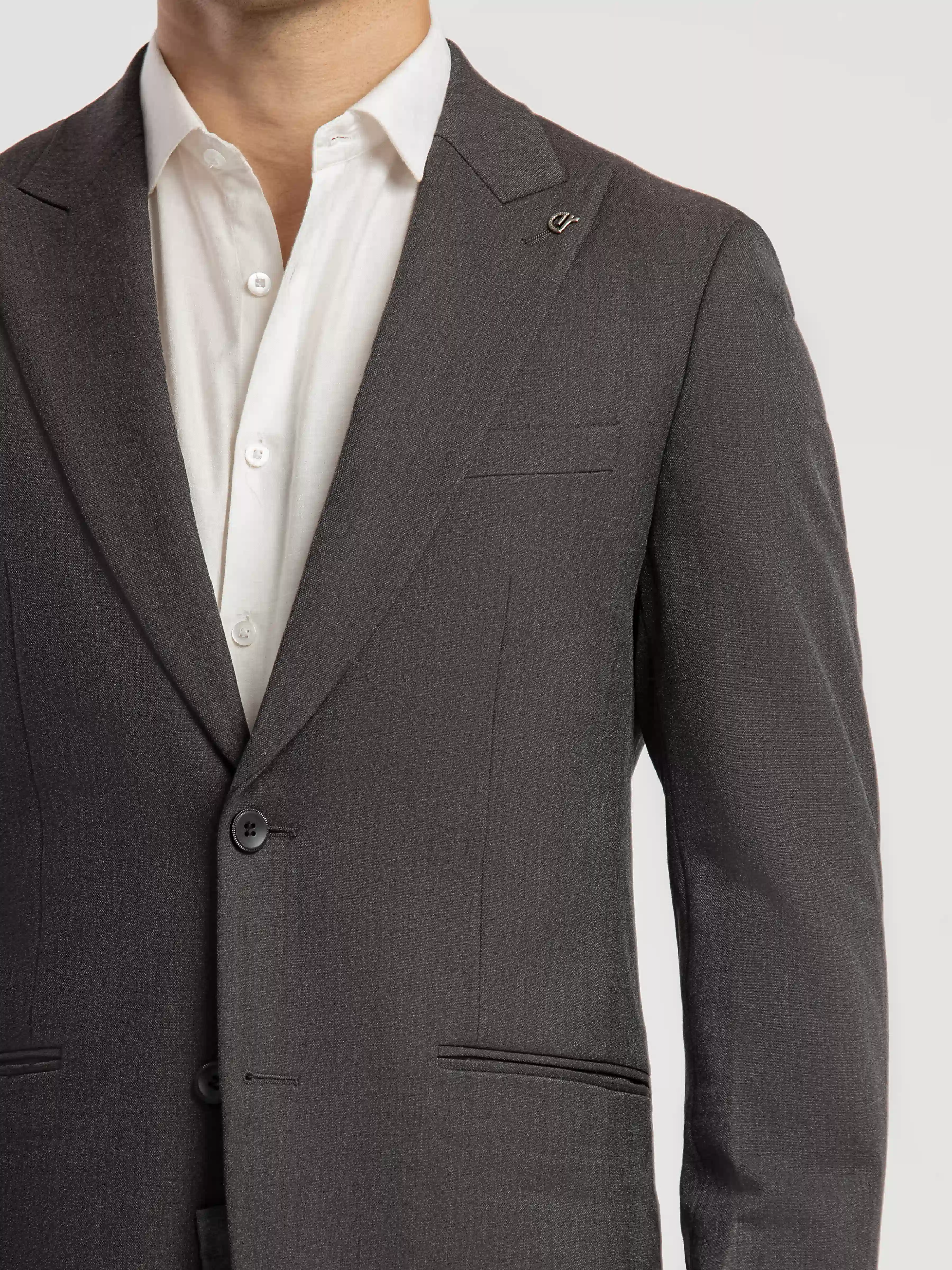 Men's Charcoal Blazer - EMTB5-6896 - Image 4