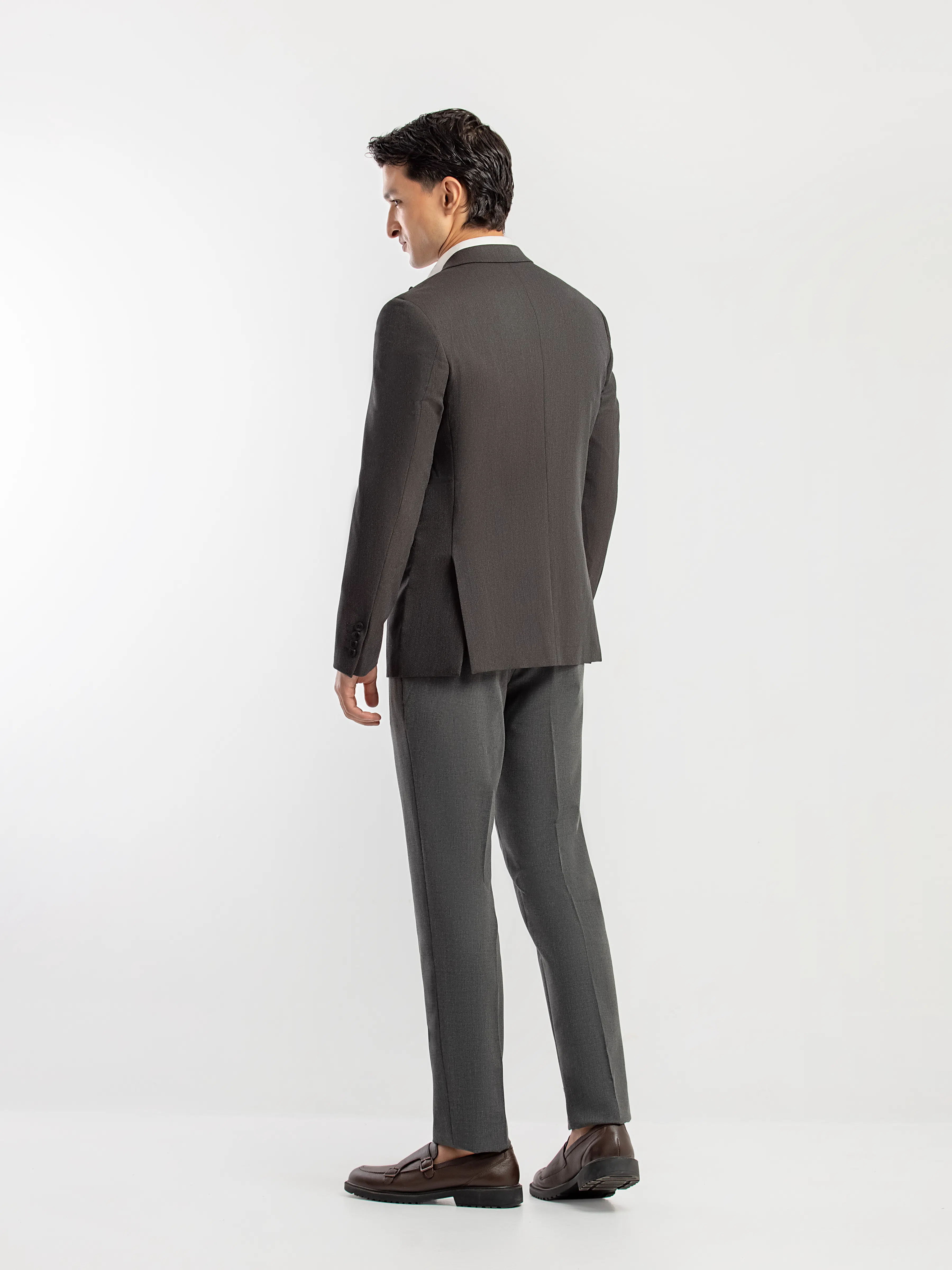 Men's Charcoal Blazer - EMTB5-6896 - Image 6