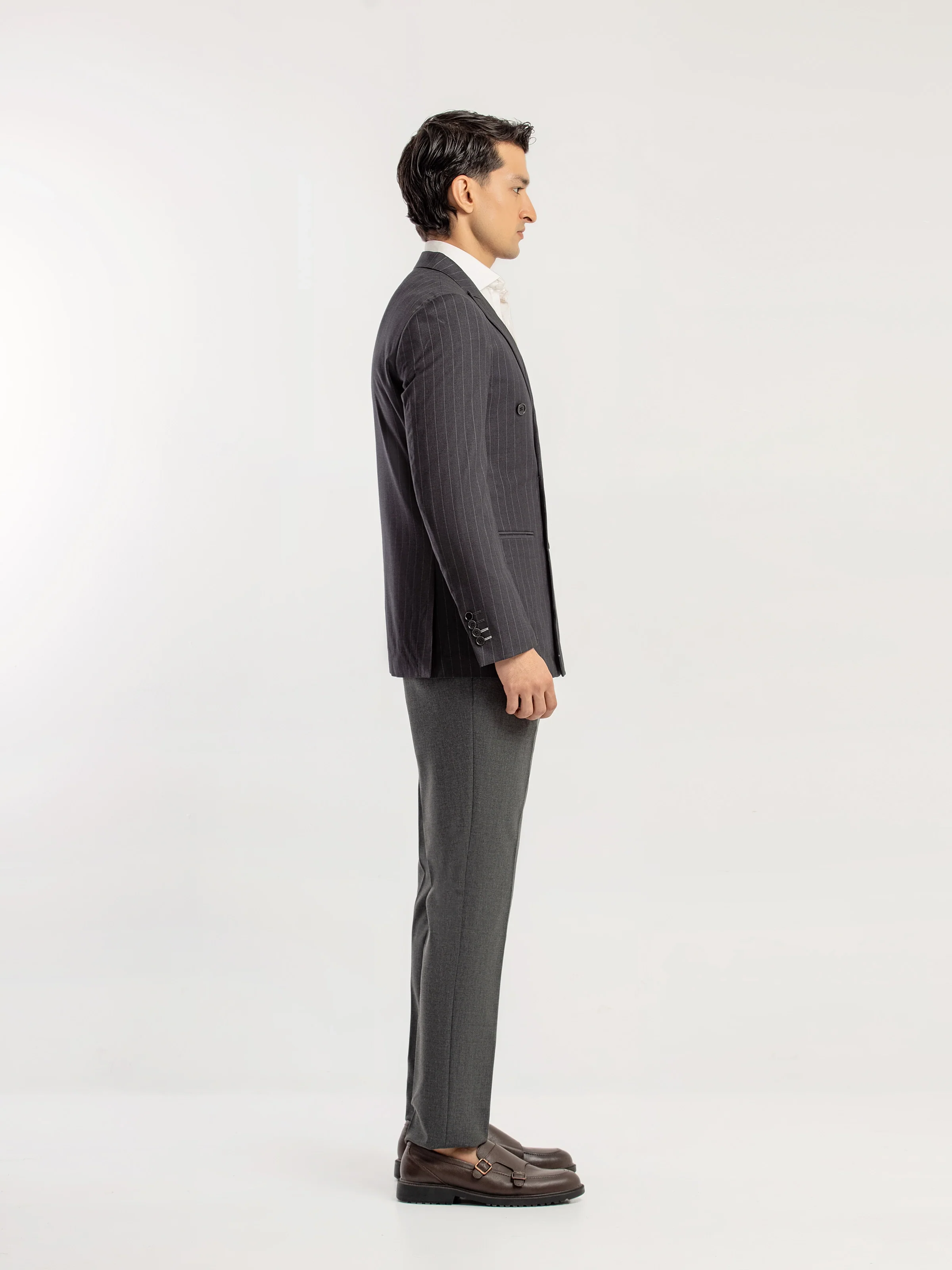 Men's Charcoal Blazer - EMTB5-6899 - Image 3