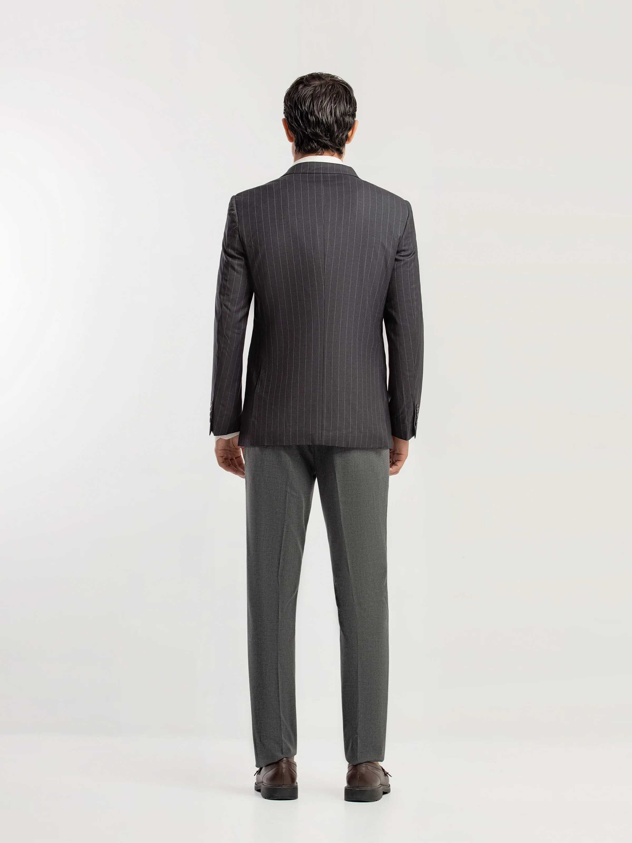 Men's Charcoal Blazer - EMTB5-6899 - Image 4