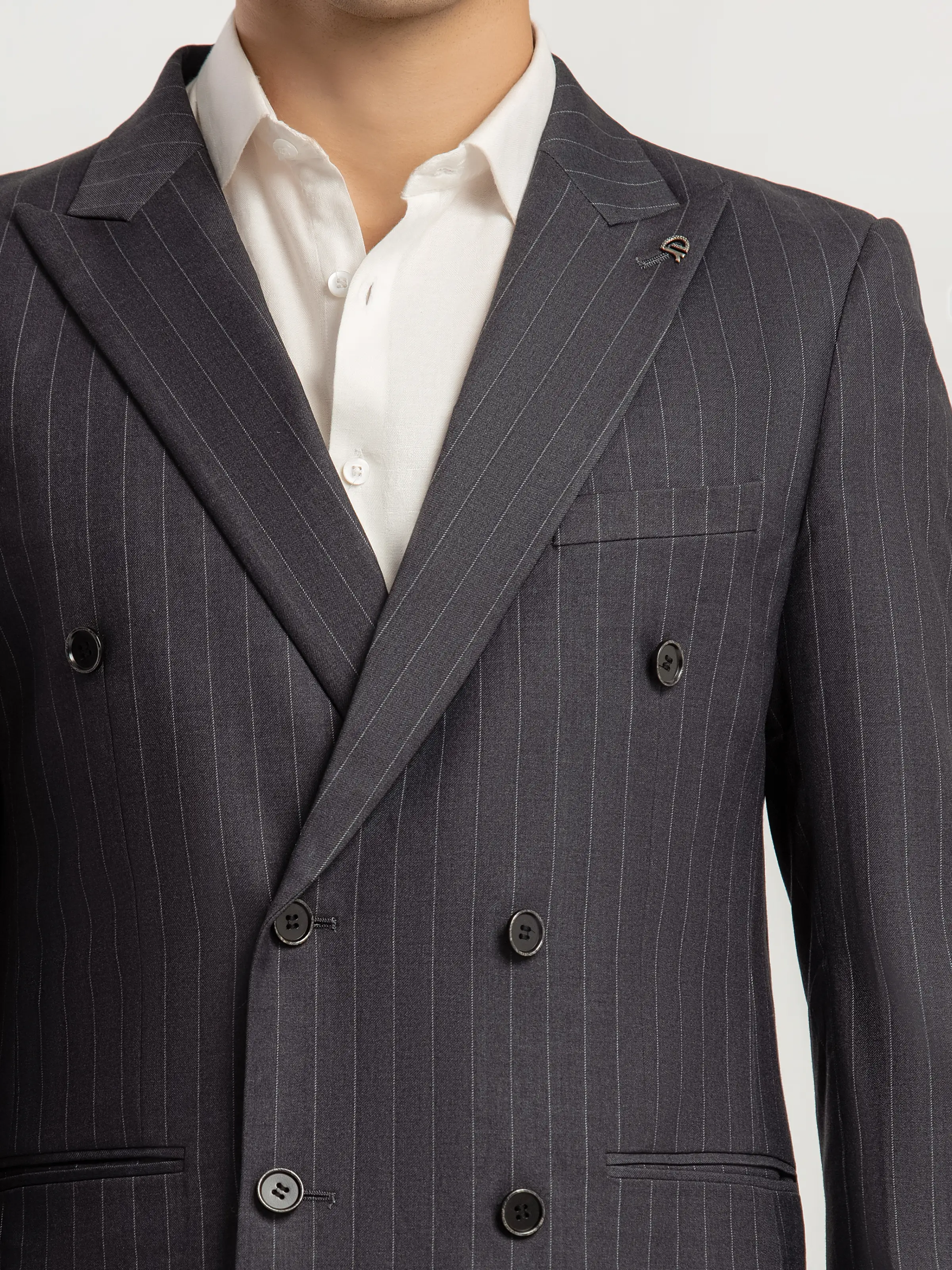 Men's Charcoal Blazer - EMTB5-6899 - Image 5
