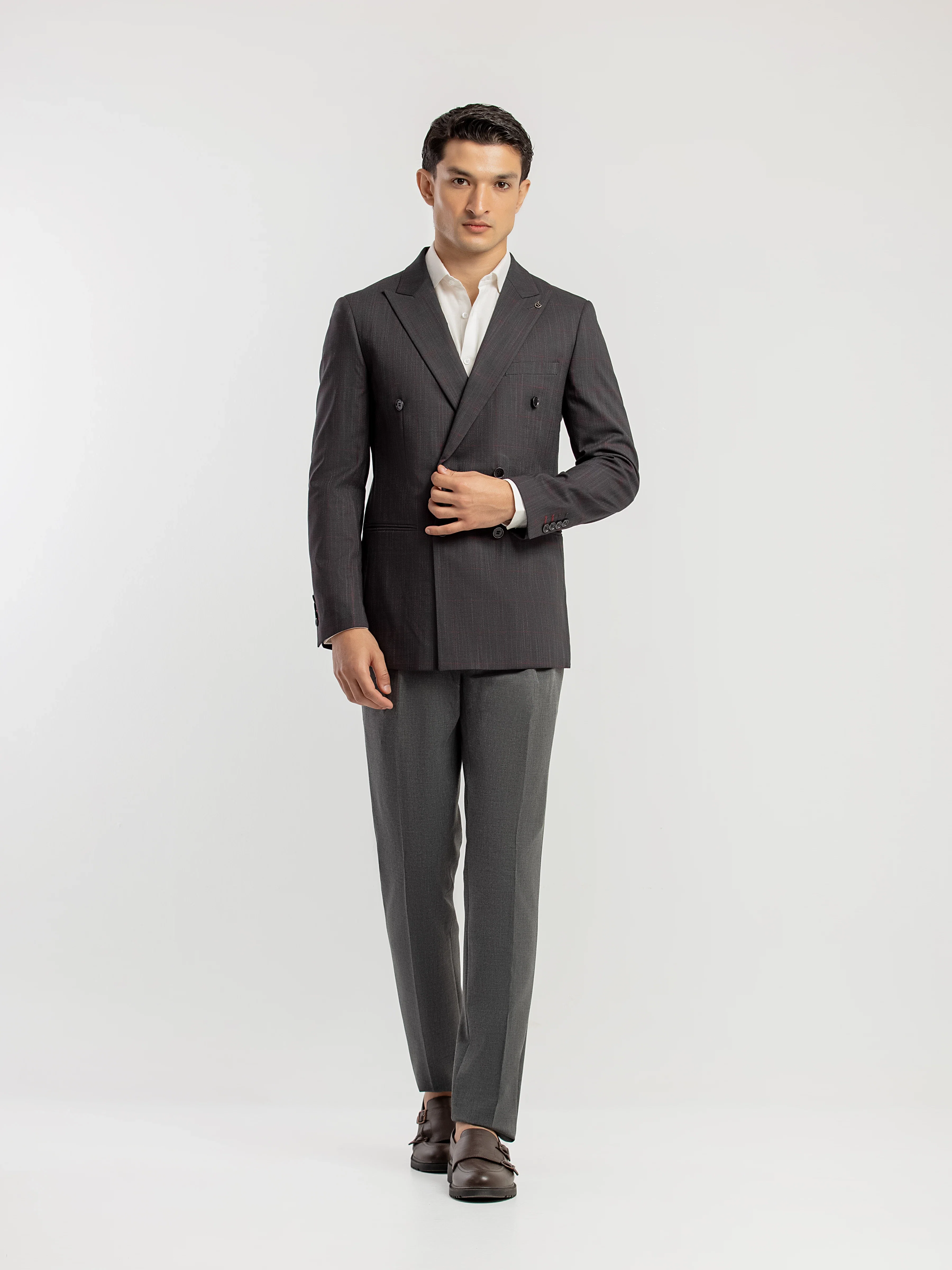 Men's Charcoal Blazer - EMTB5-6902 - Image 2