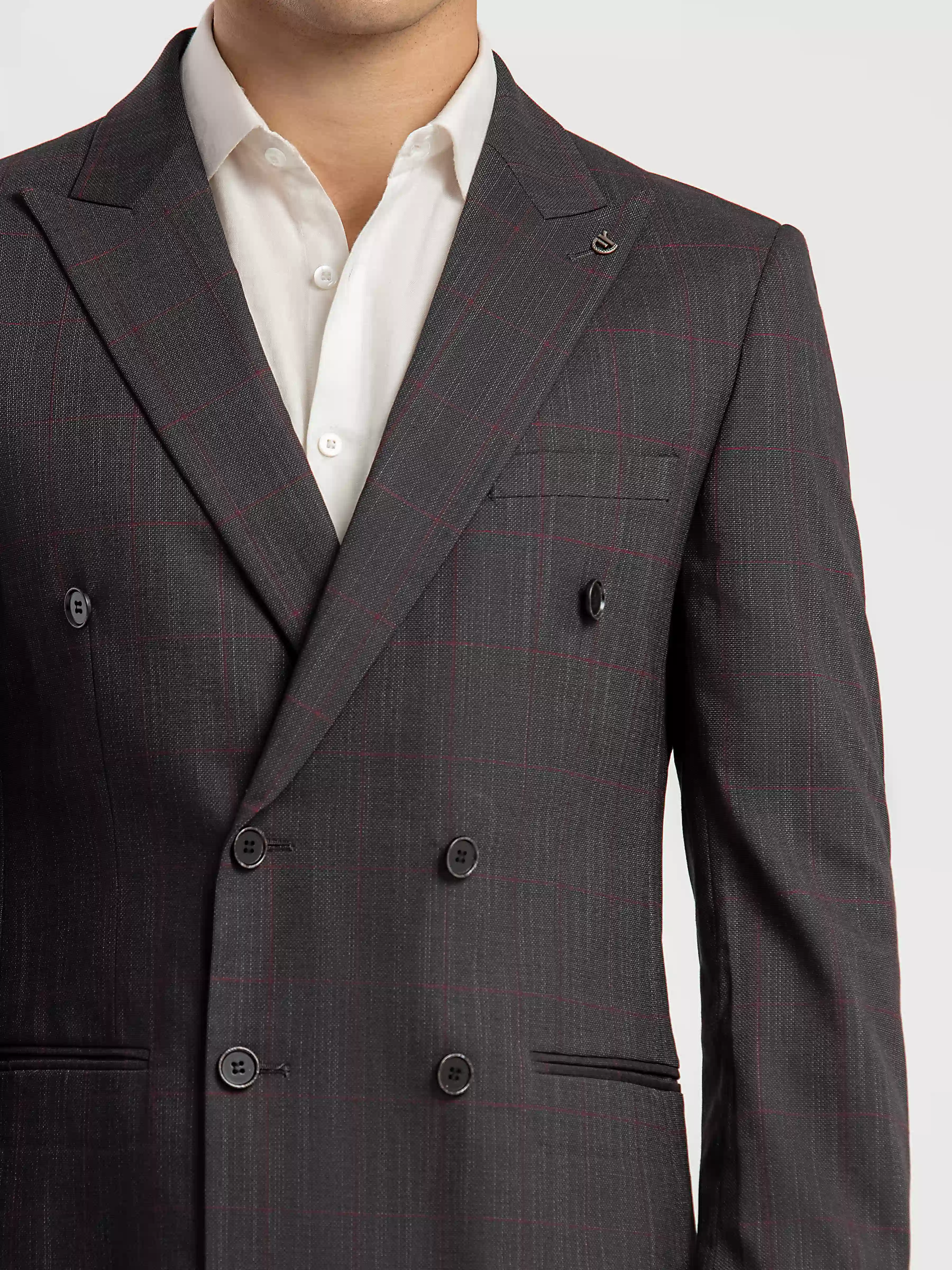 Men's Charcoal Blazer - EMTB5-6902 - Image 3
