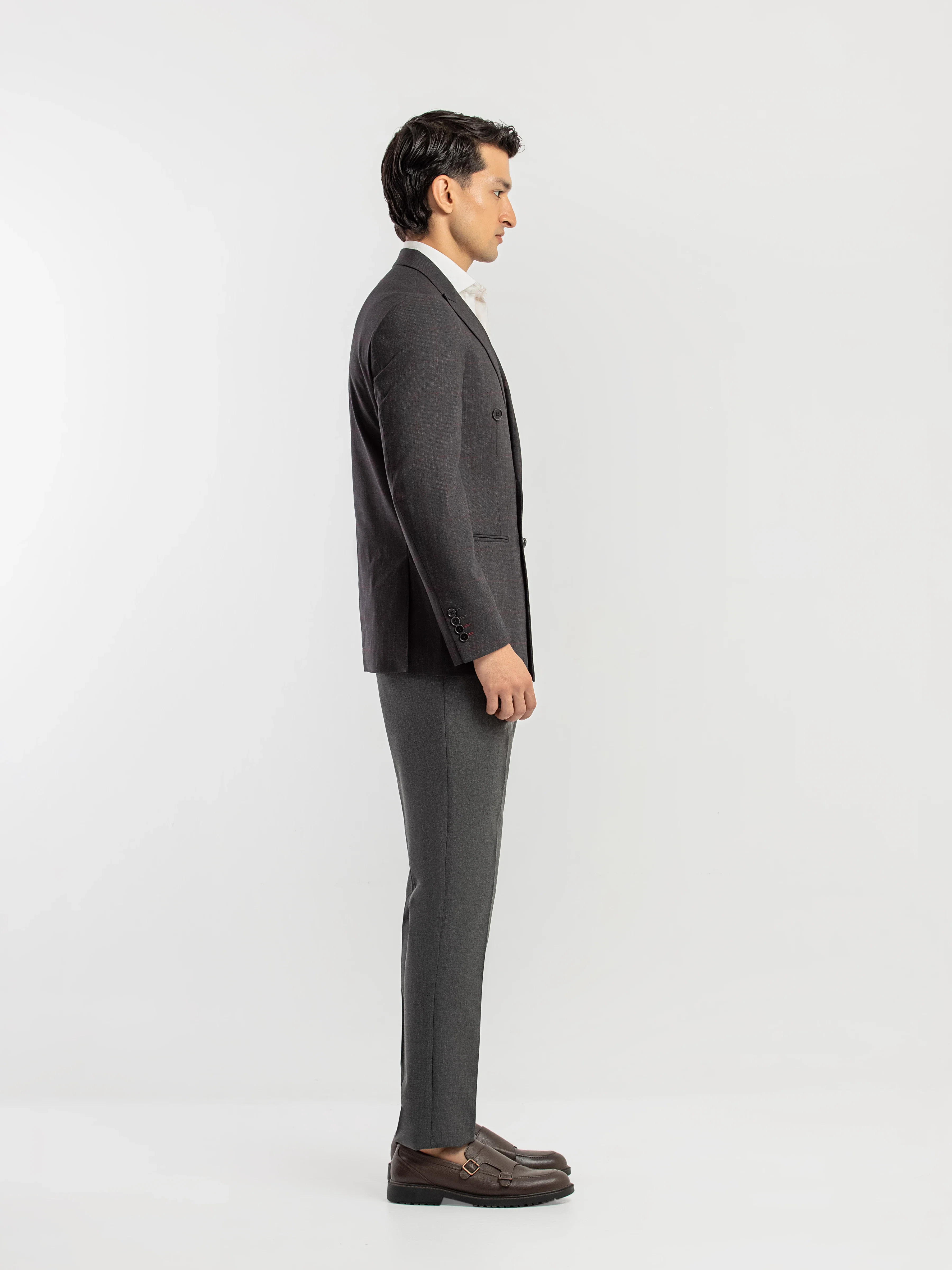 Men's Charcoal Blazer - EMTB5-6902 - Image 4