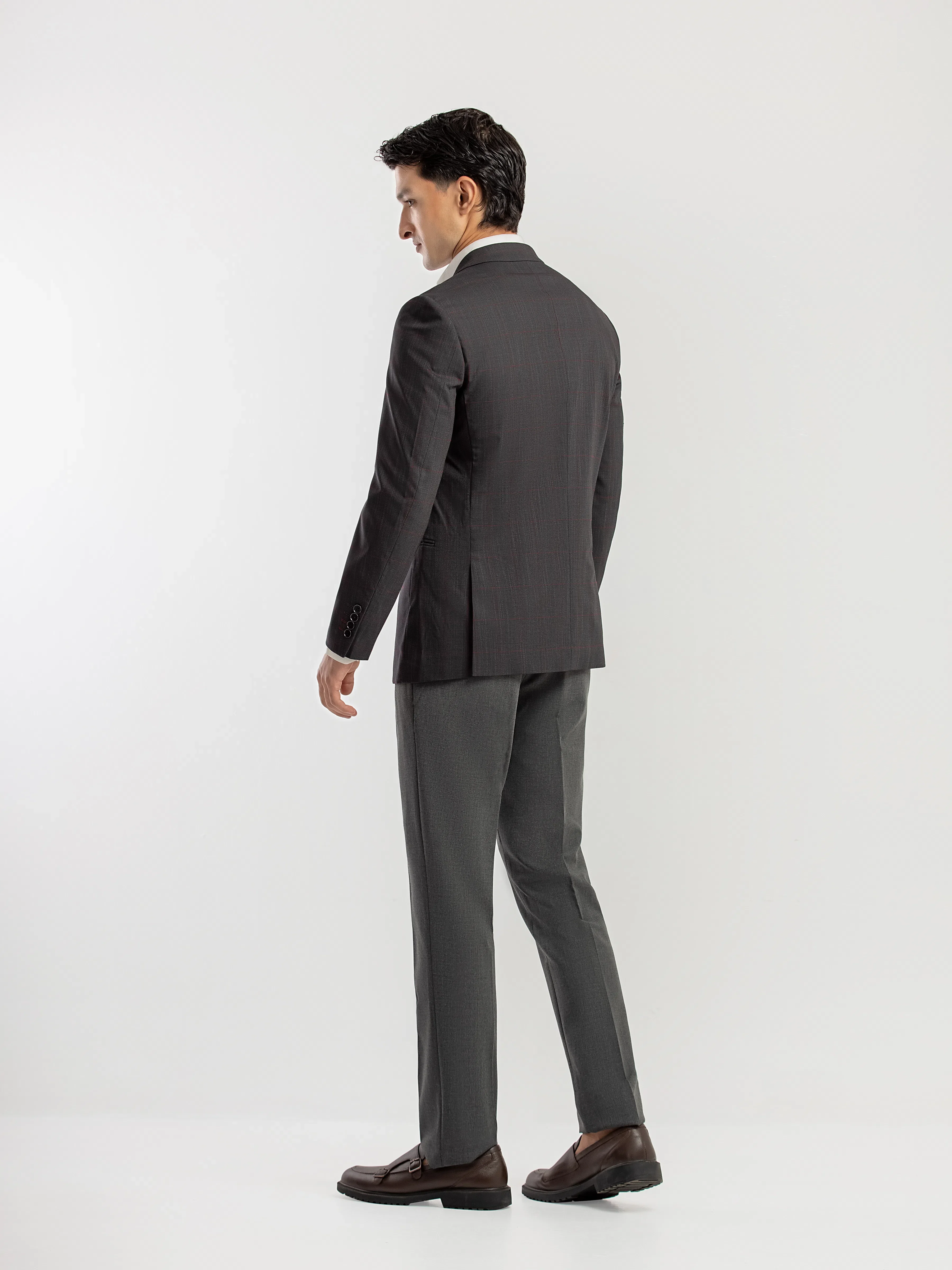 Men's Charcoal Blazer - EMTB5-6902 - Image 5