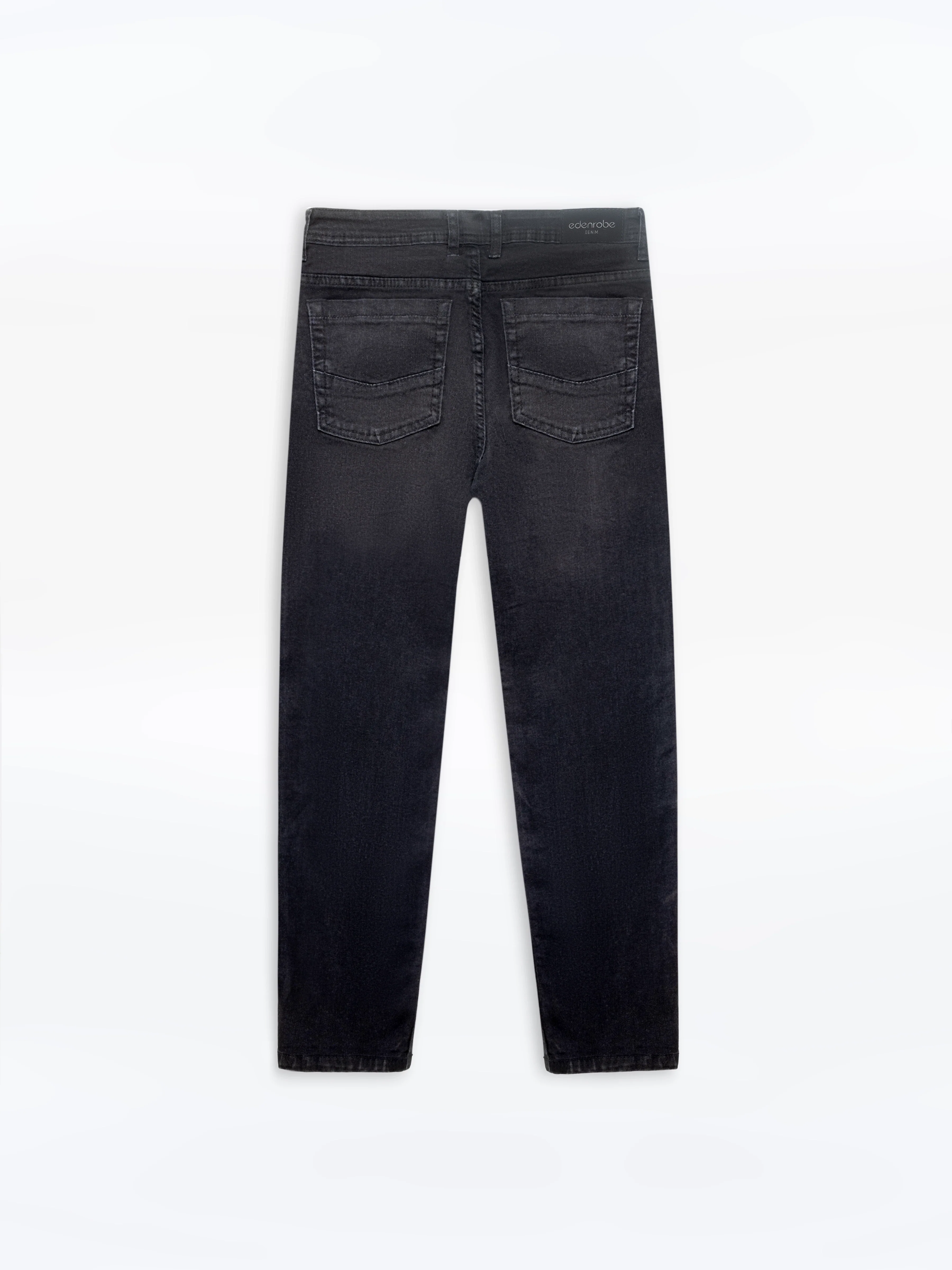Men's Charcoal Denim Pant - EMBPD24-016 - Image 2