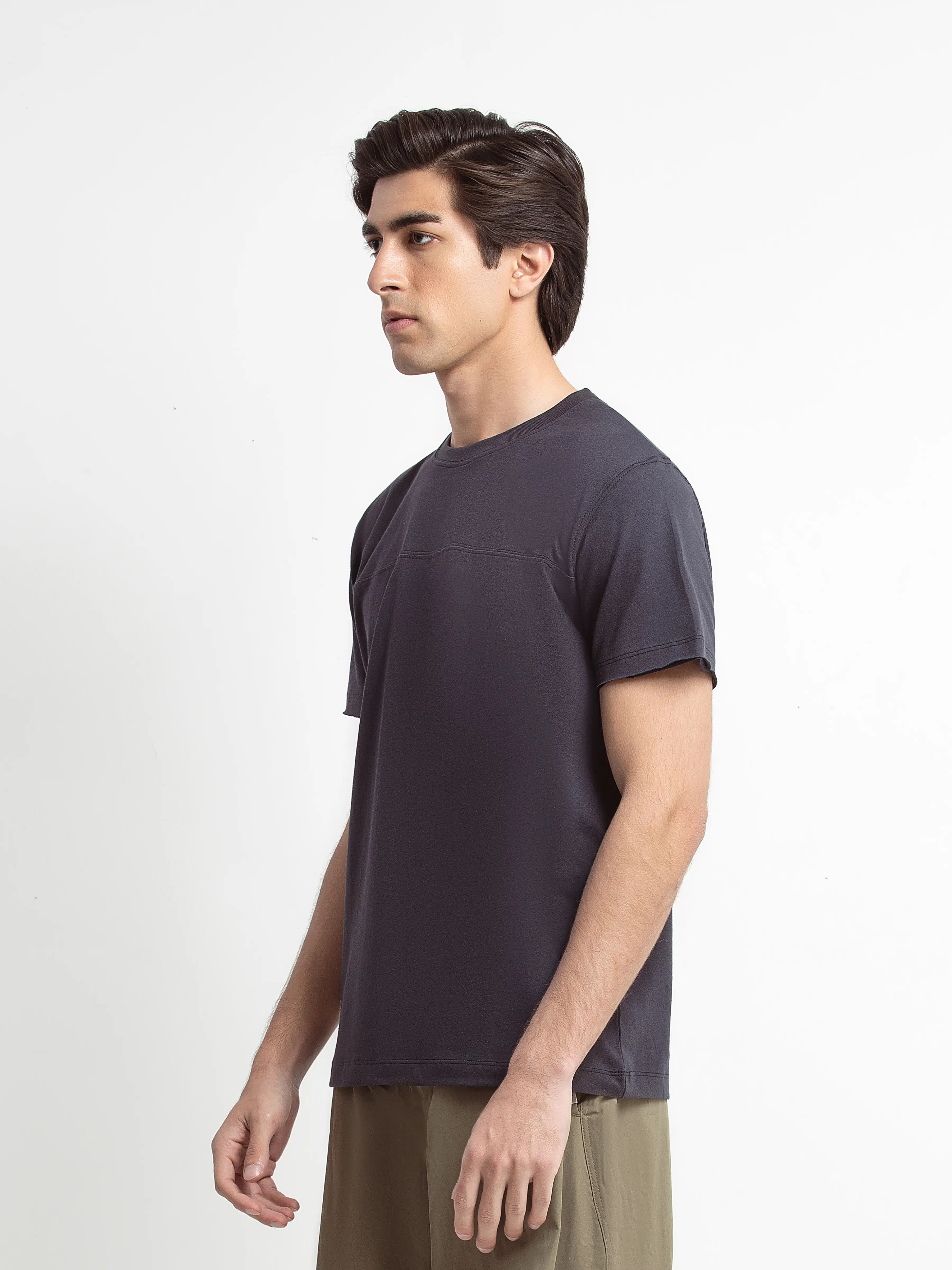 Men's Charcoal Graphic Tee - EMTGT6-008 - Image 2