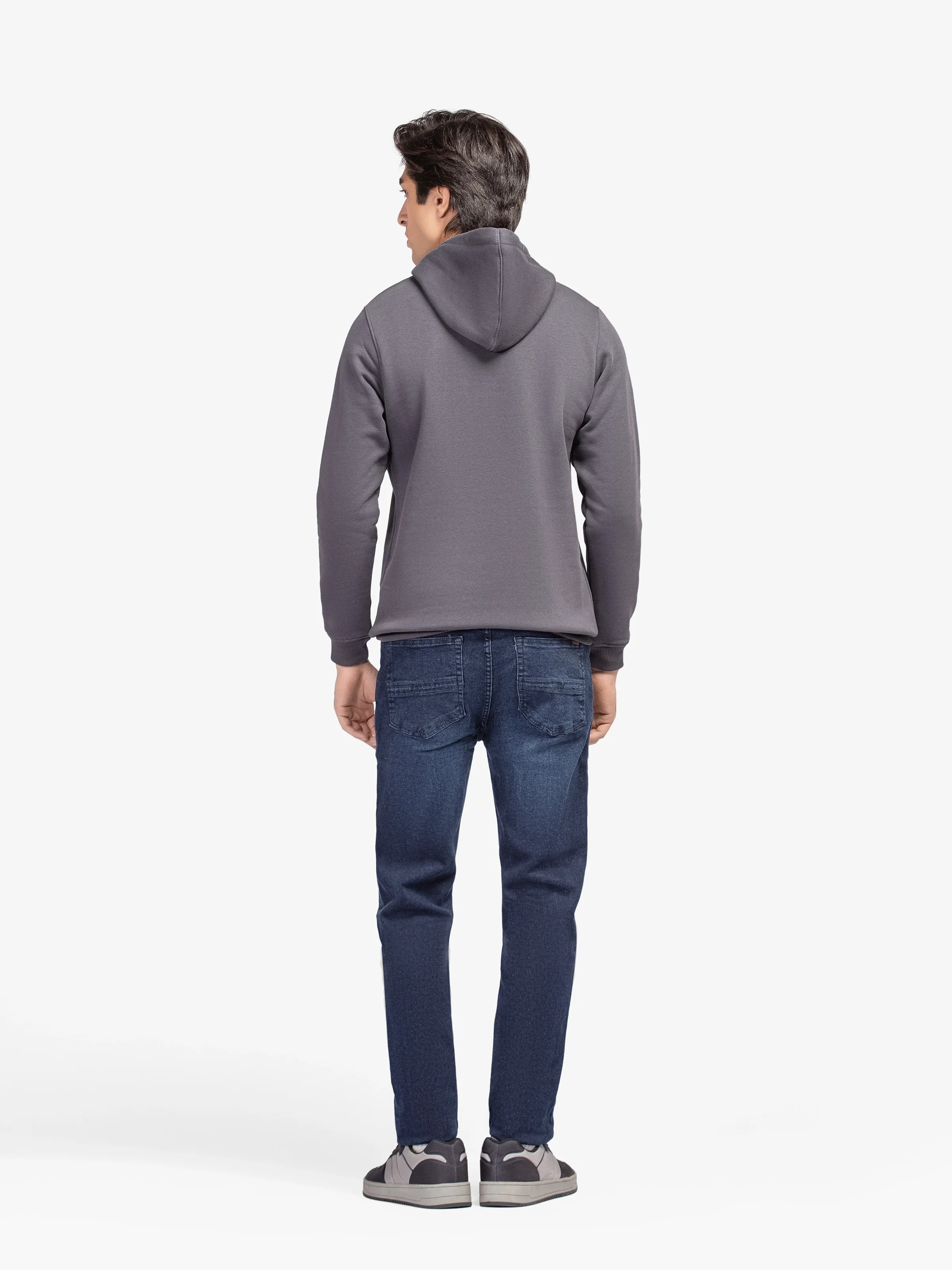 Men's Charcoal Hoodie - EMTH5-004 - Image 5