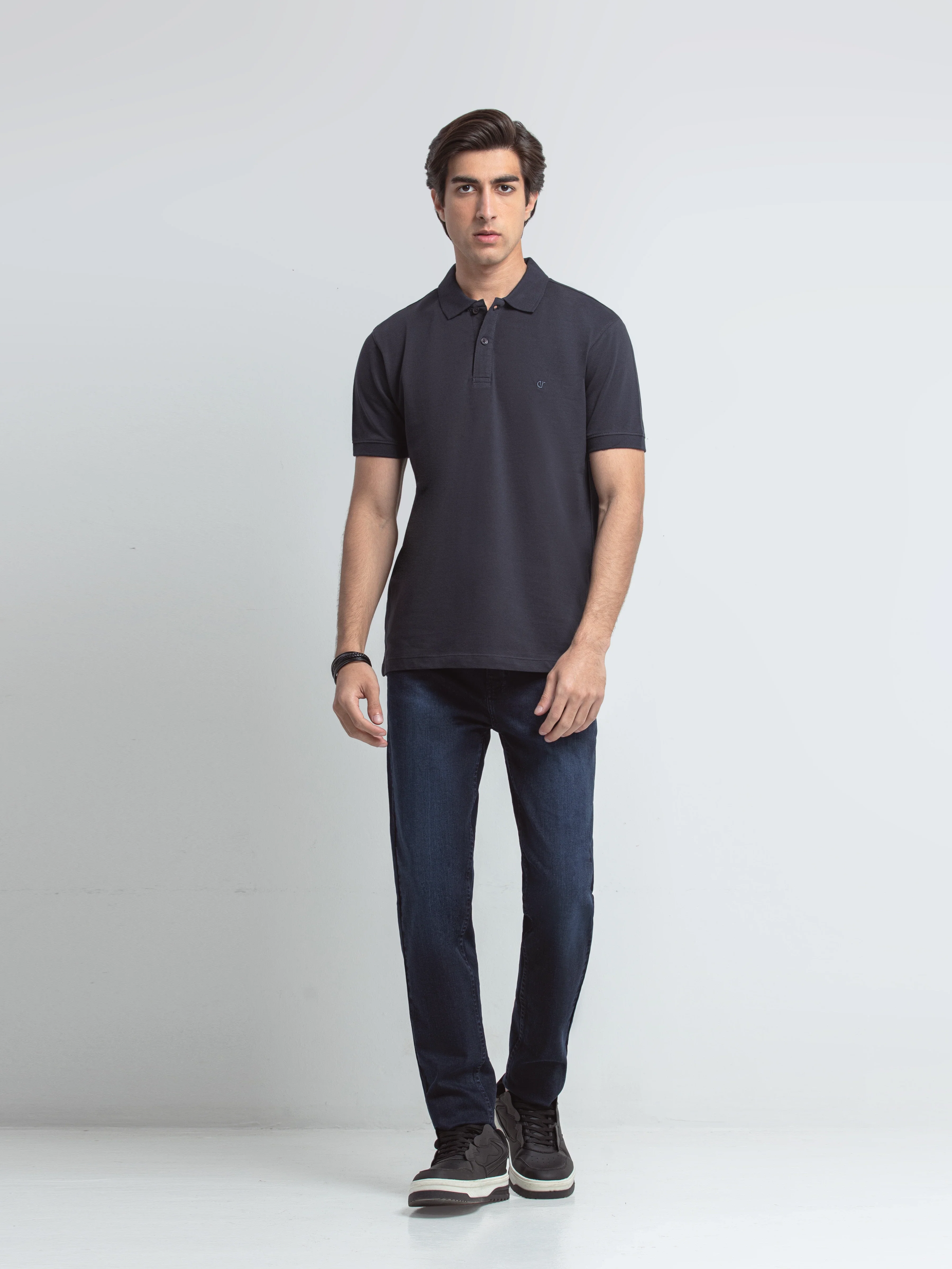 Men's Charcoal Polo Shirt - EMTPS6-013 - Image 2