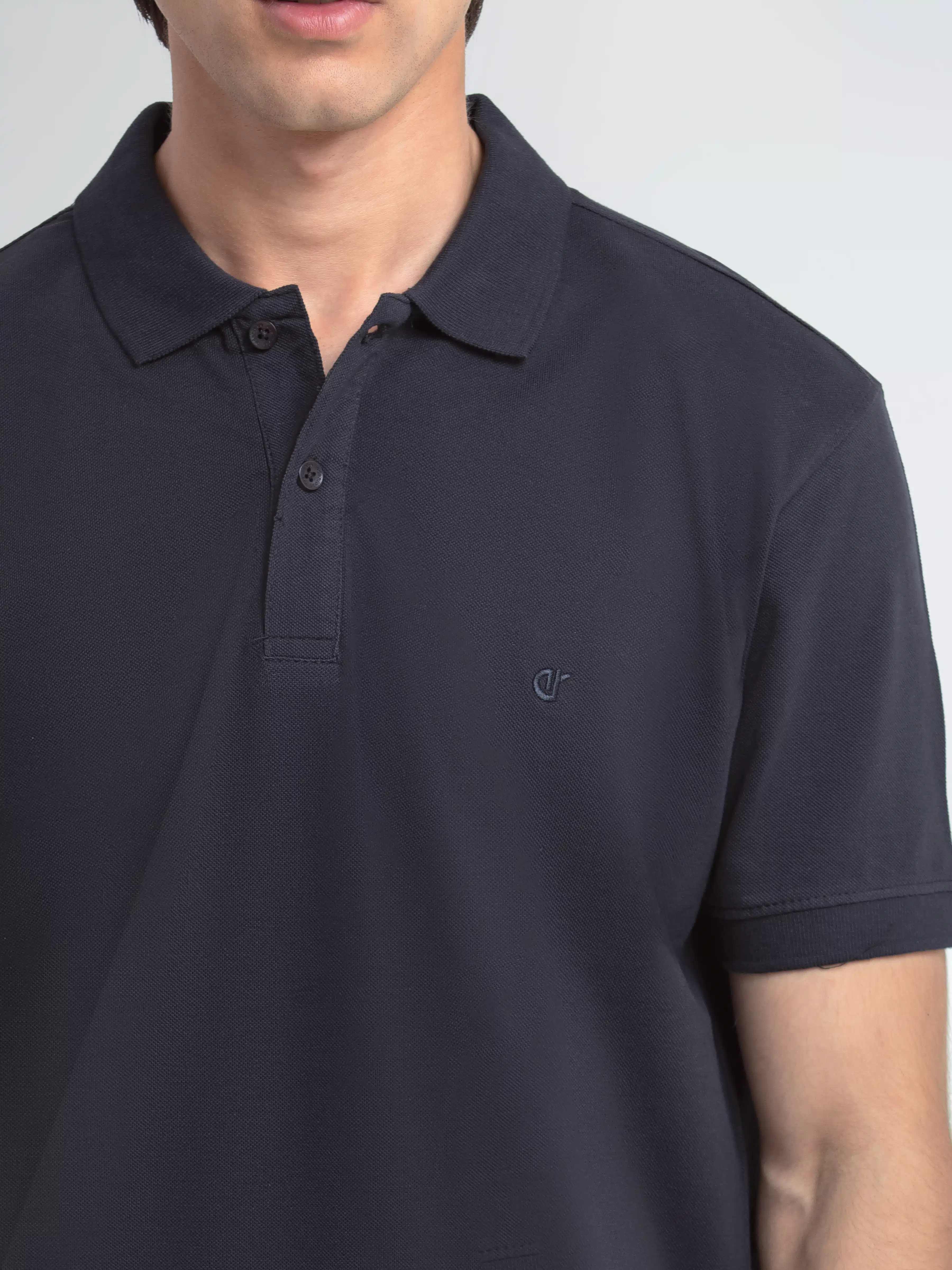 Men's Charcoal Polo Shirt - EMTPS6-013 - Image 3