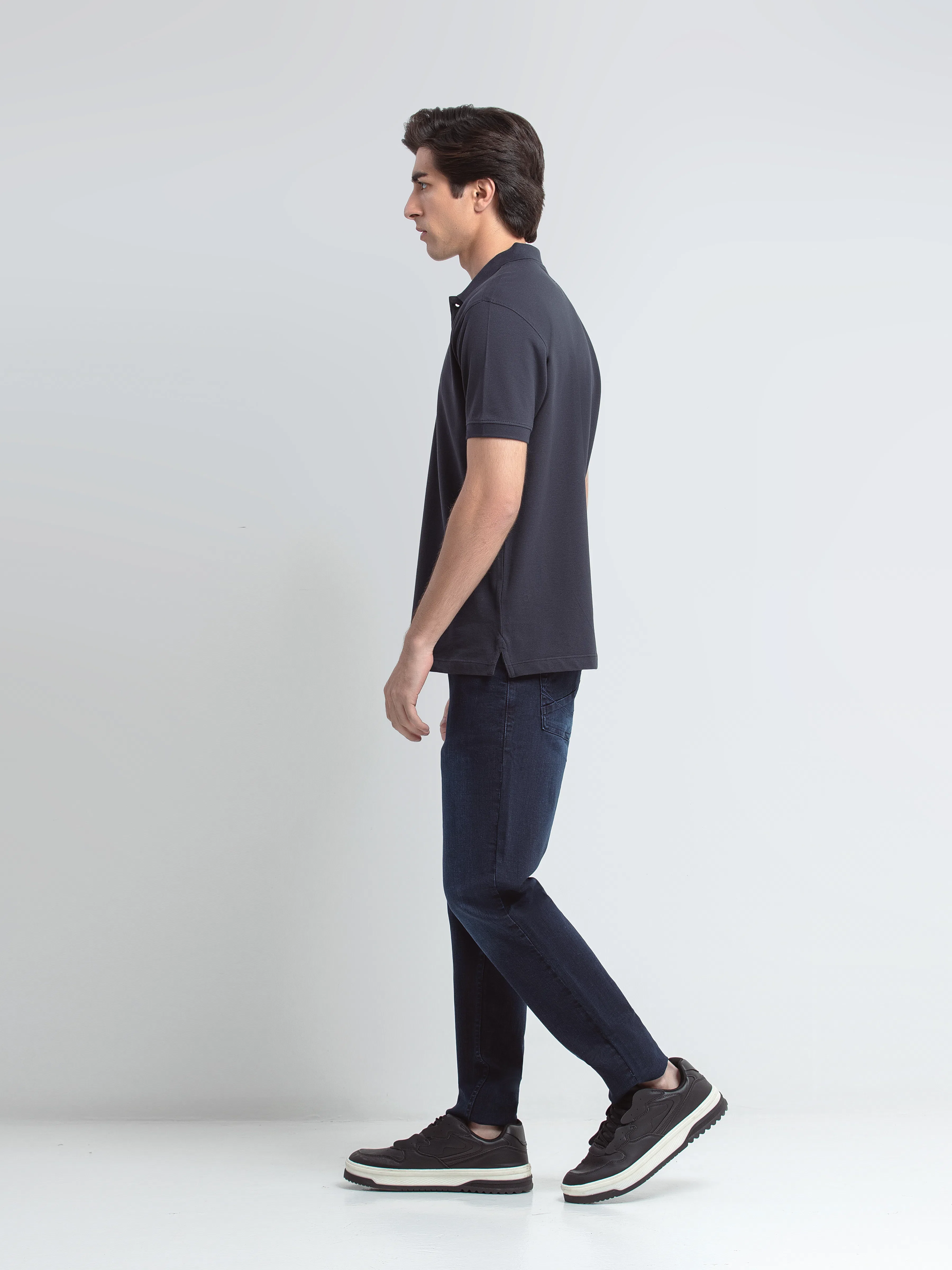 Men's Charcoal Polo Shirt - EMTPS6-013 - Image 4