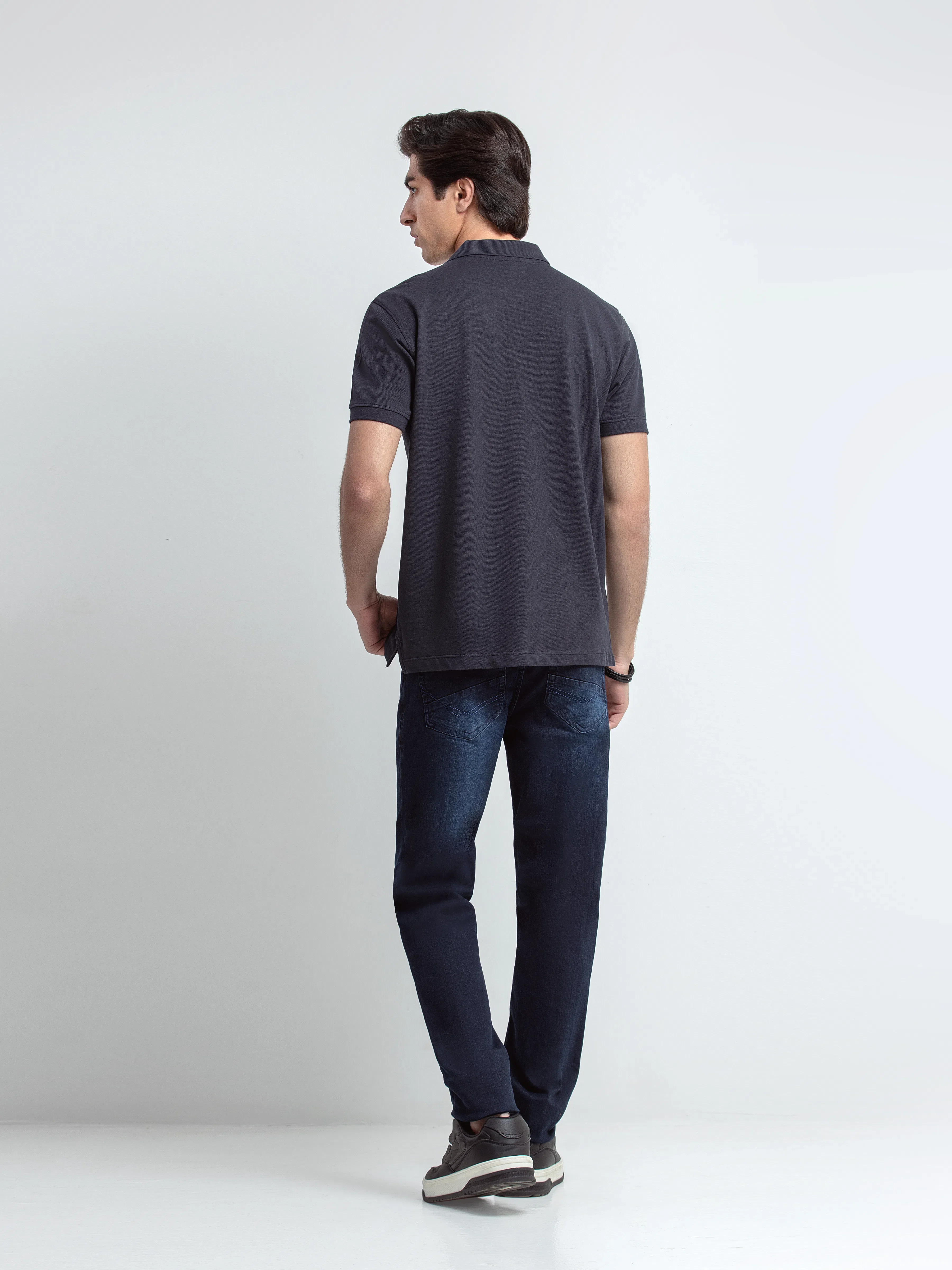 Men's Charcoal Polo Shirt - EMTPS6-013 - Image 5