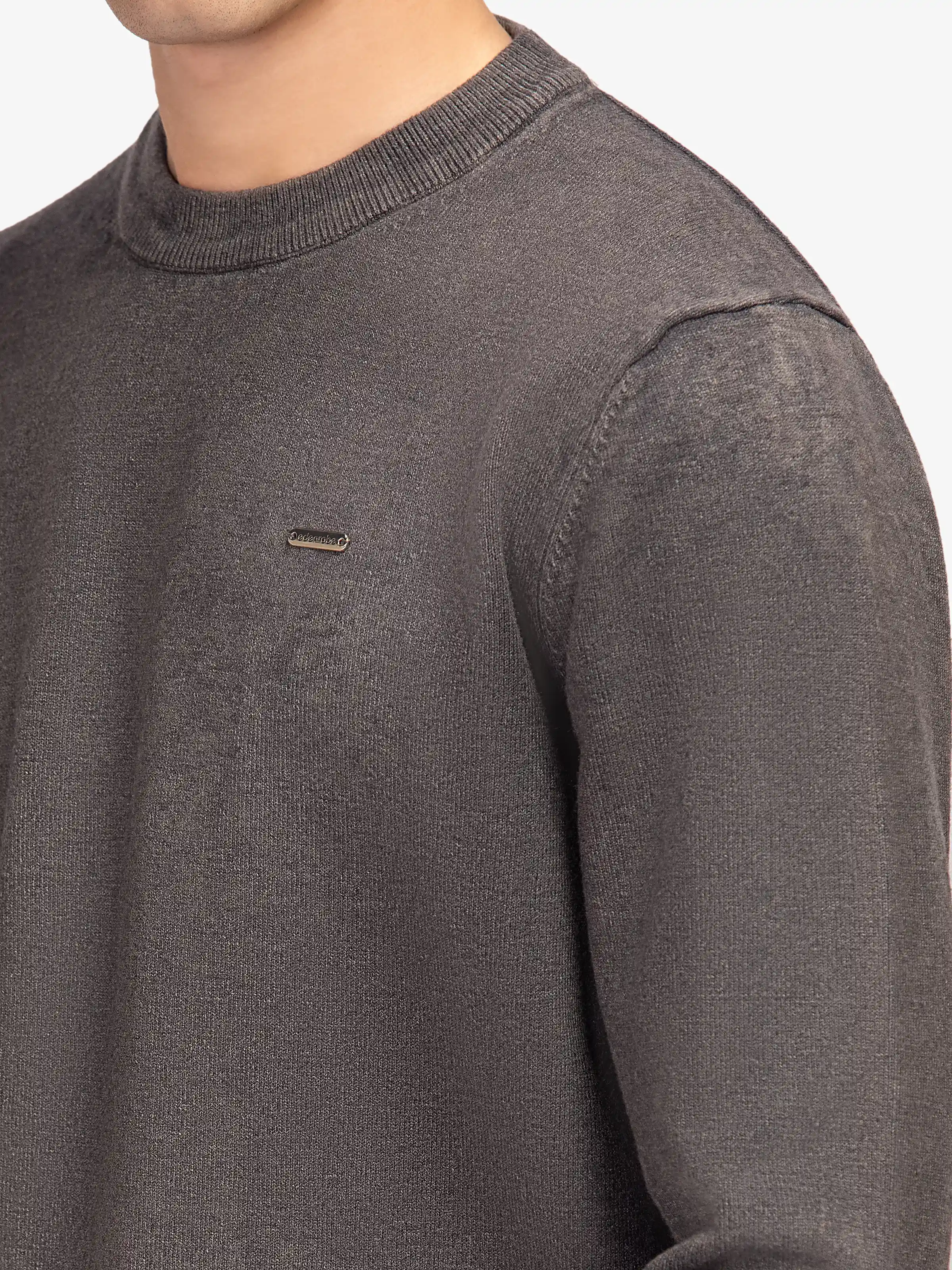 Men's Charcoal Sweater - EMTSWT5-016 - Image 2