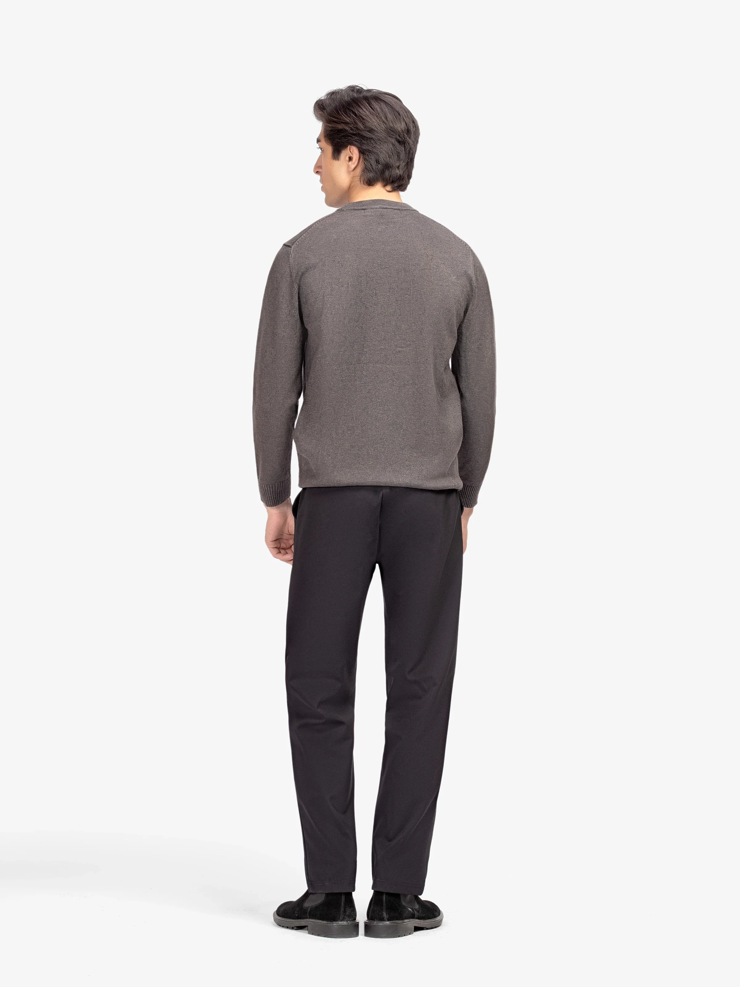 Men's Charcoal Sweater - EMTSWT5-016 - Image 5