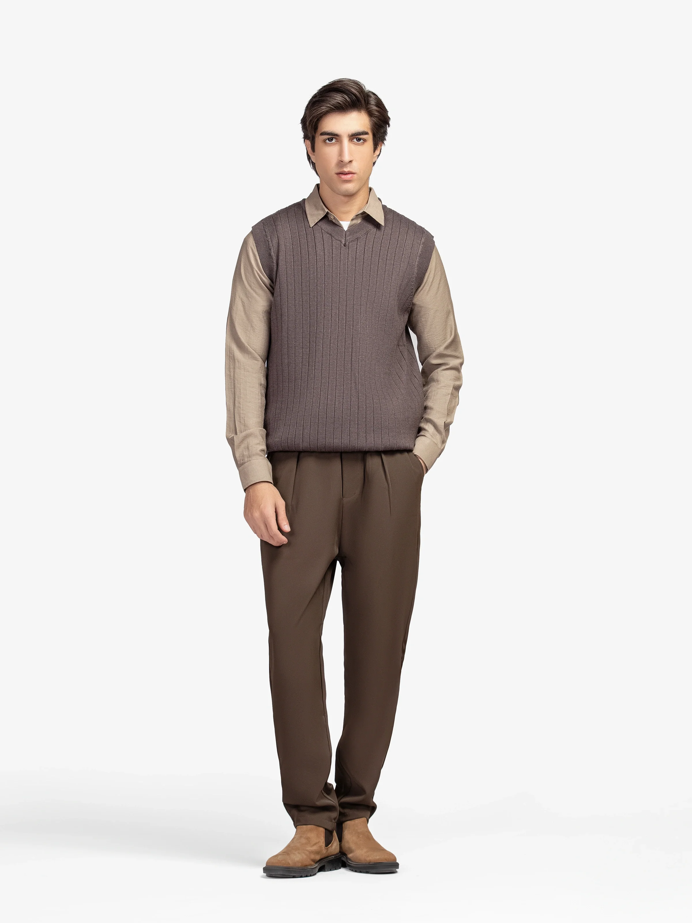 Men's Charcoal Sweater - EMTSWT5-022 - Image 3