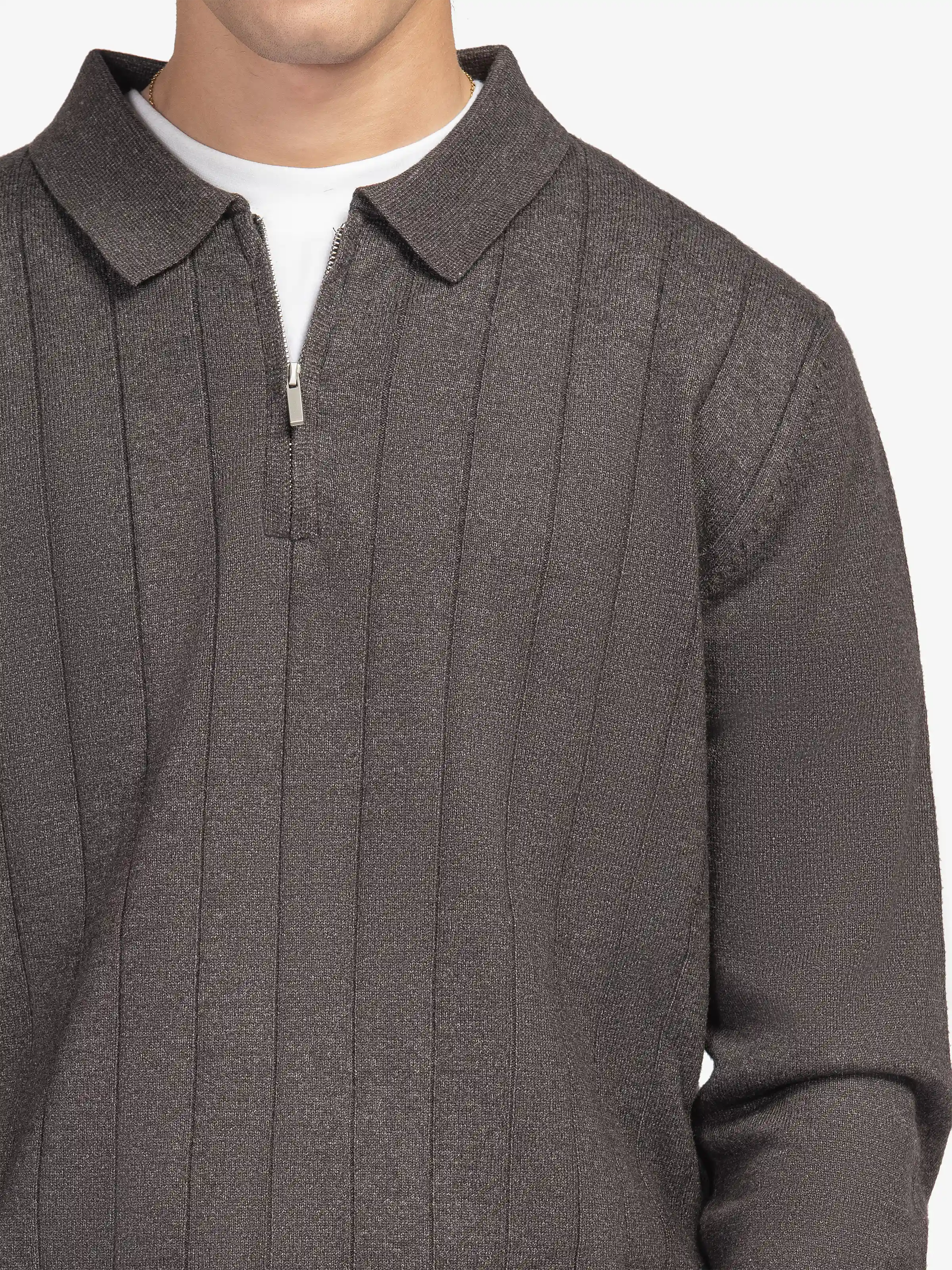 Men's Charcoal Sweater - EMTSWT5-030 - Image 2