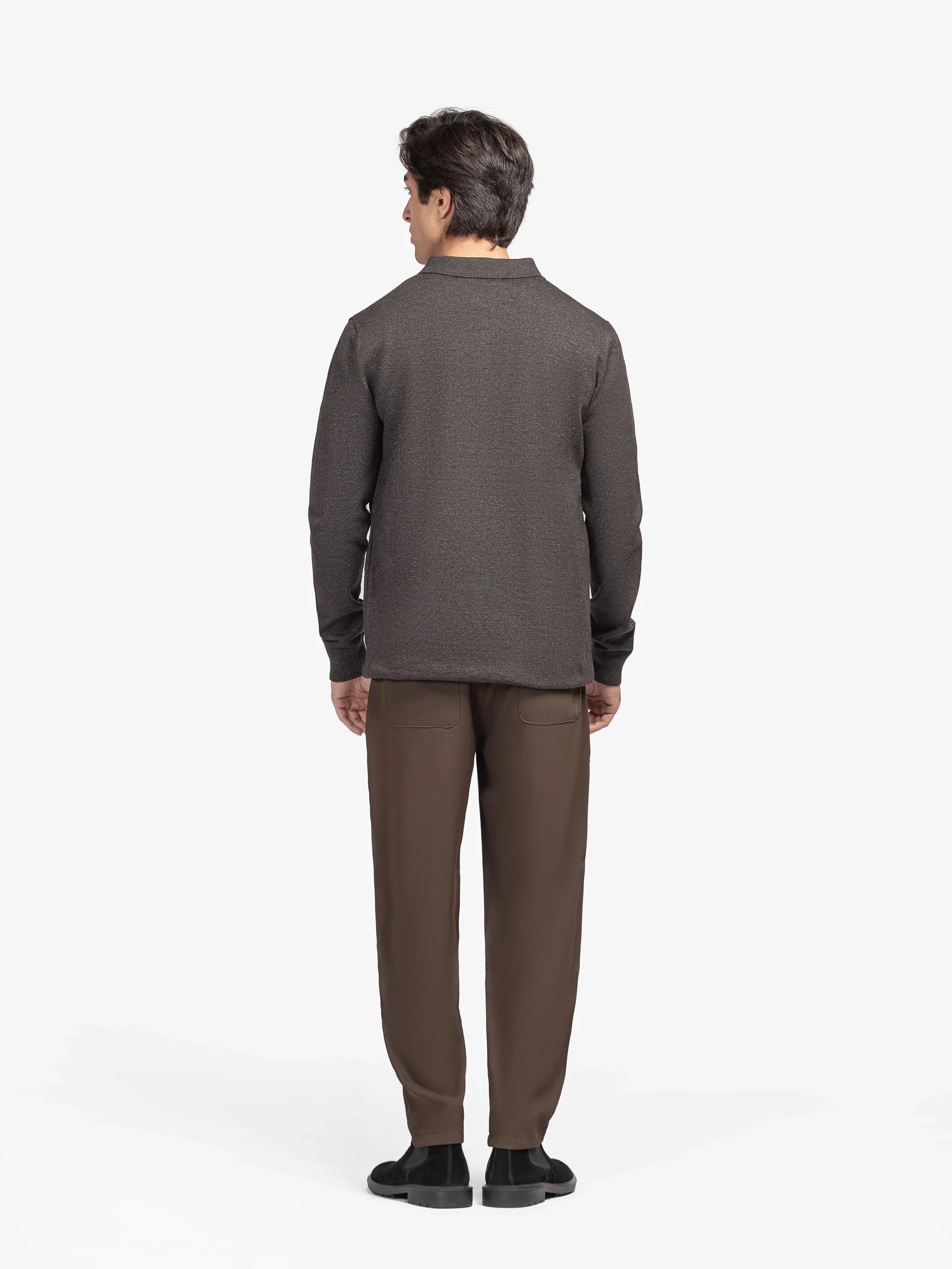 Men's Charcoal Sweater - EMTSWT5-030 - Image 5