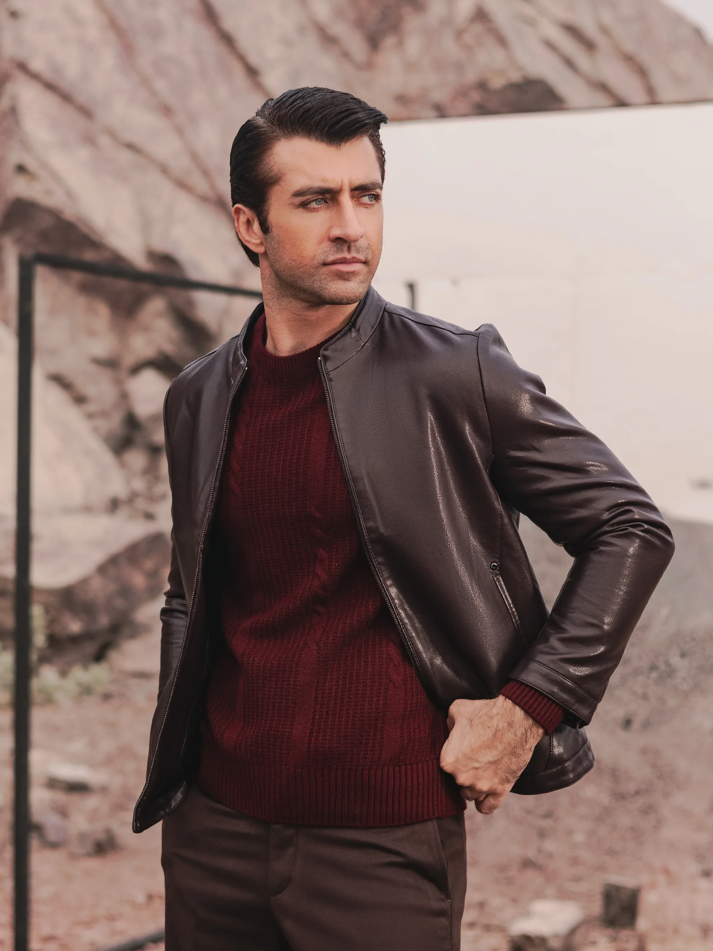 Men's Chocolate Brown Jacket - EMTJ24-019 - Image 4