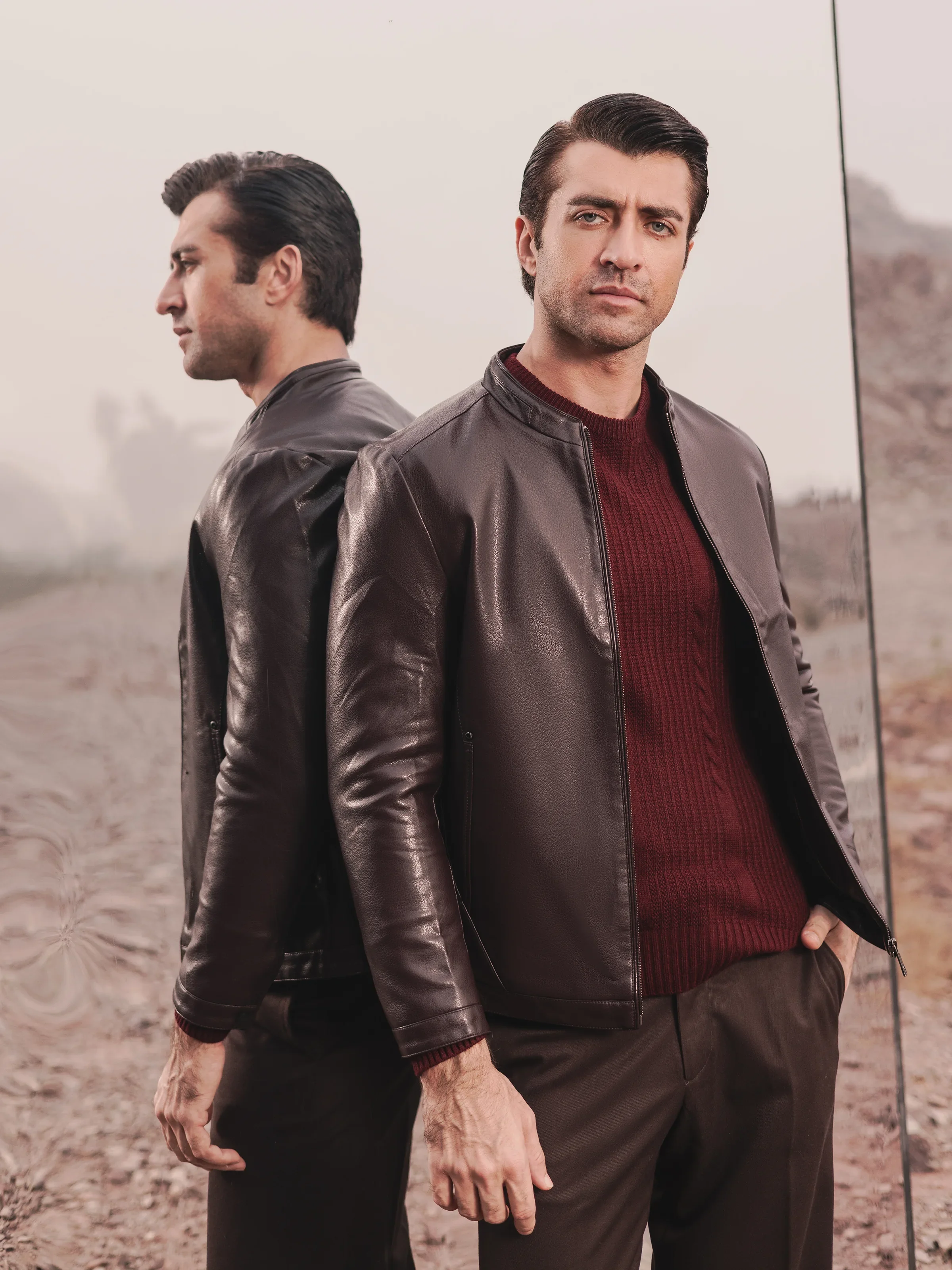 Men's Chocolate Brown Jacket - EMTJ24-019 - Image 5