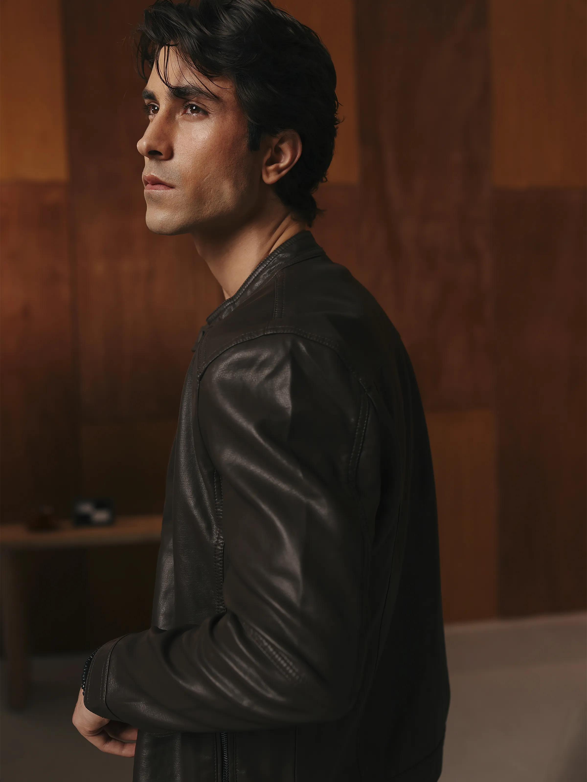 Men's Chocolate Brown Jacket - EMTJ5-001 - Image 5