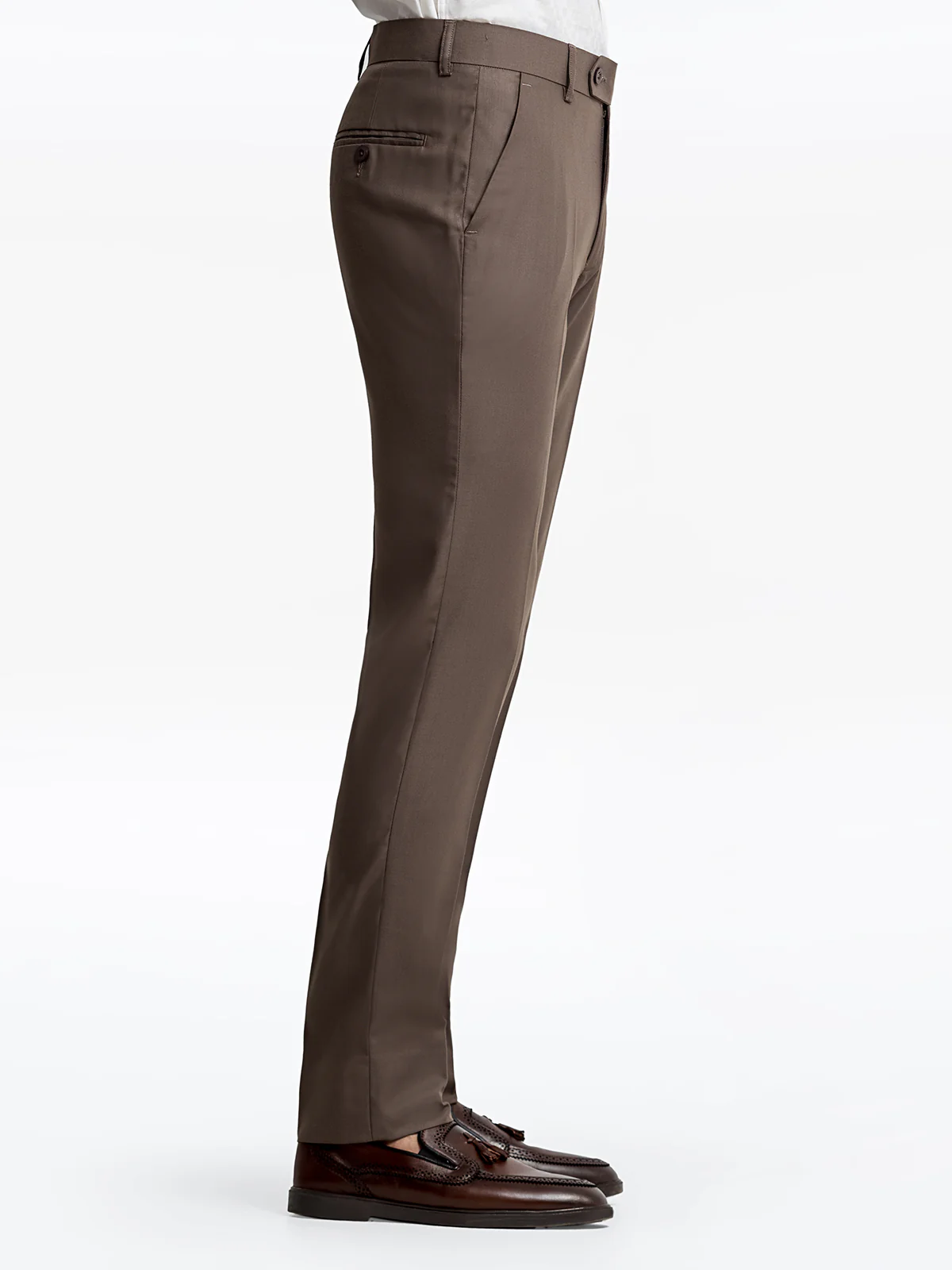 Men's Coffee Formal Pant - EMBPF24-15267 - Image 5