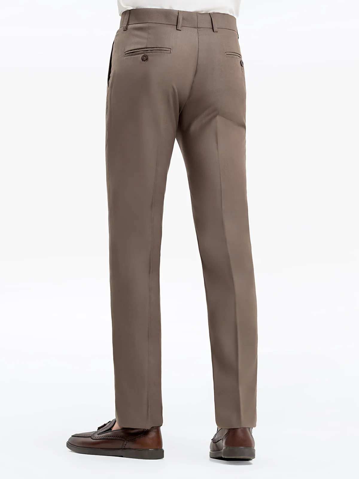 Men's Coffee Formal Pant - EMBPF24-15267 - Image 6