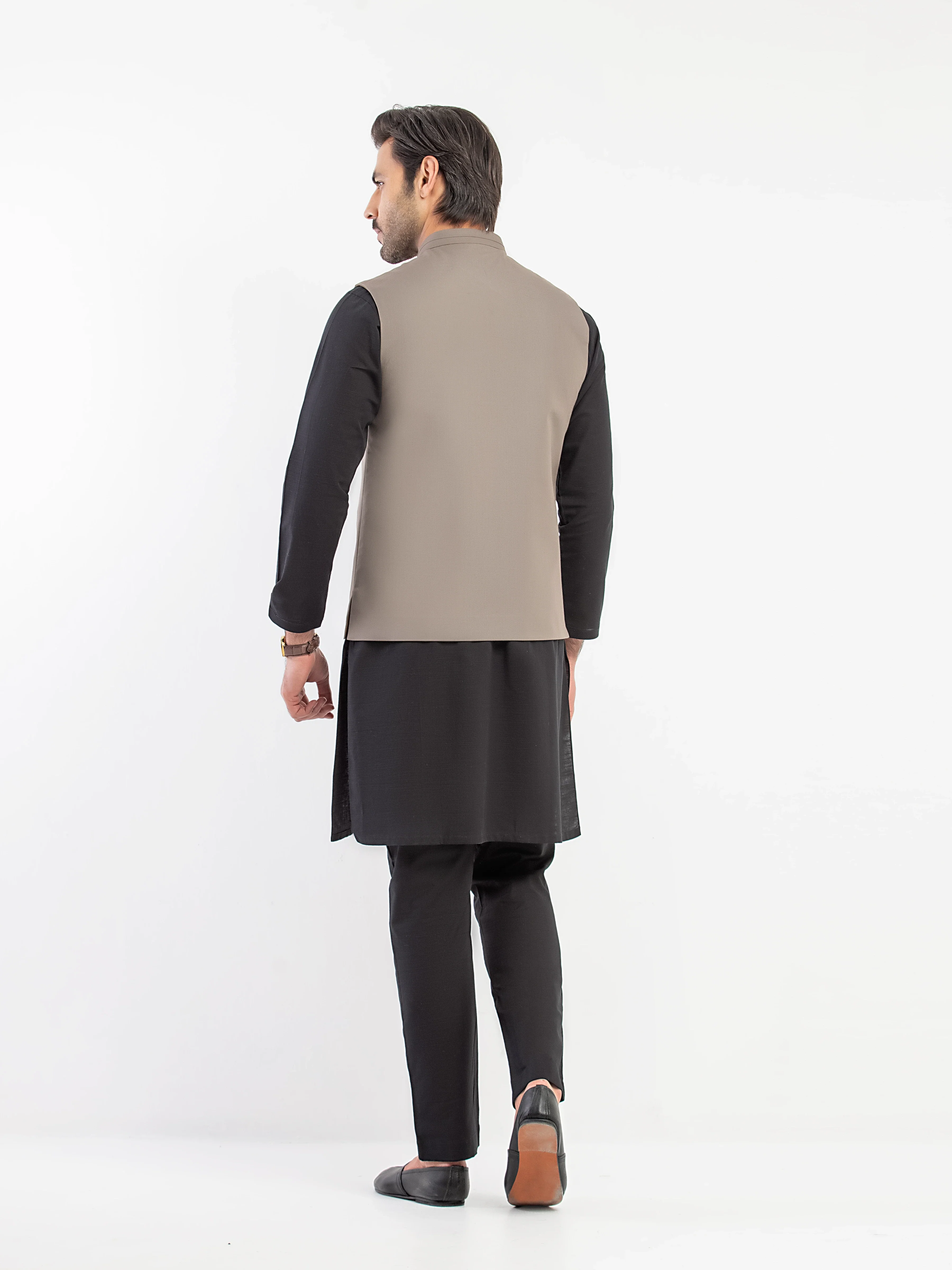 Men's Coffee Waist Coat - EMTWCP5-36003 - Image 5