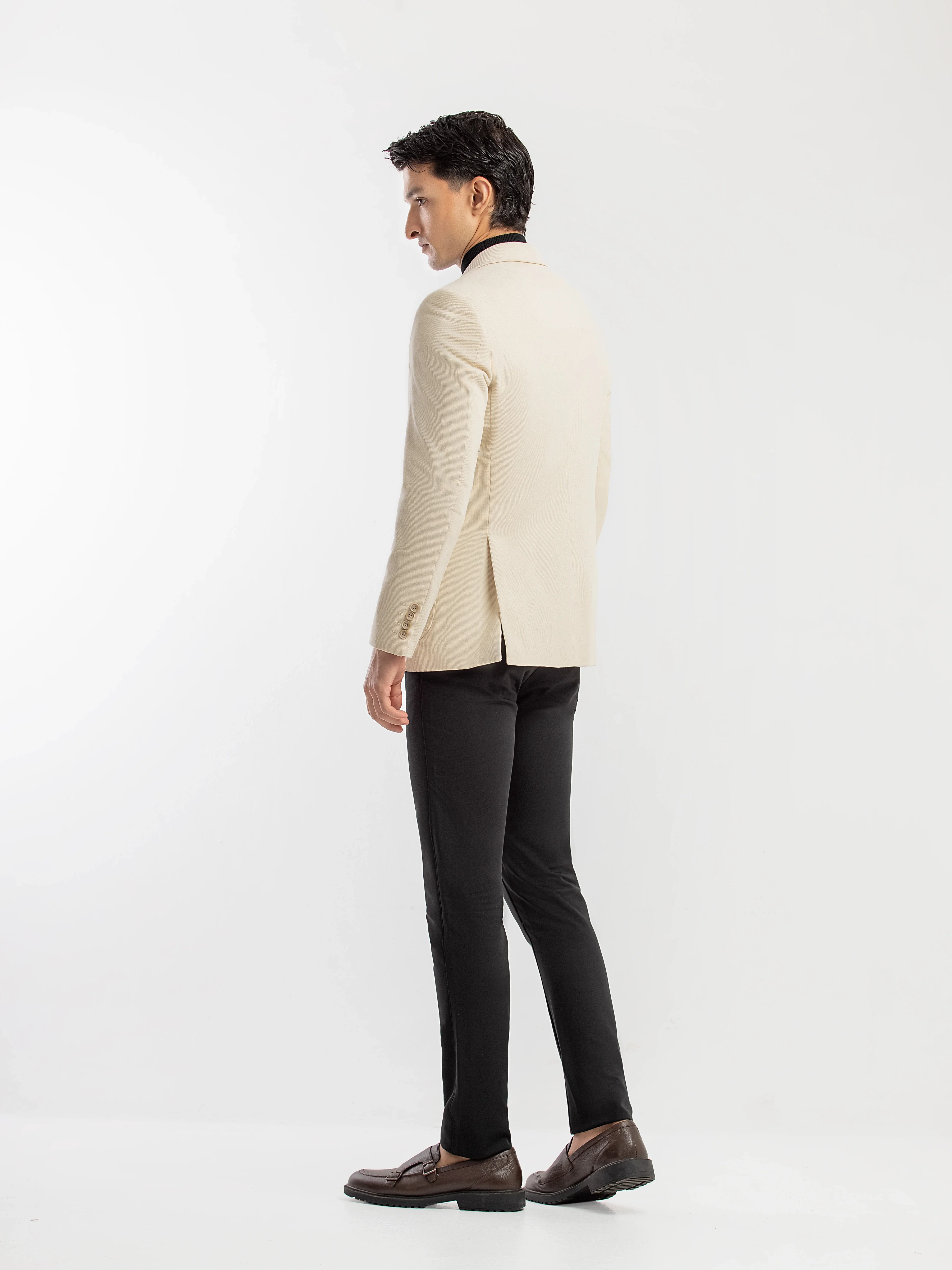 Men's Cream Blazer - EMTB5-6887 - Image 6